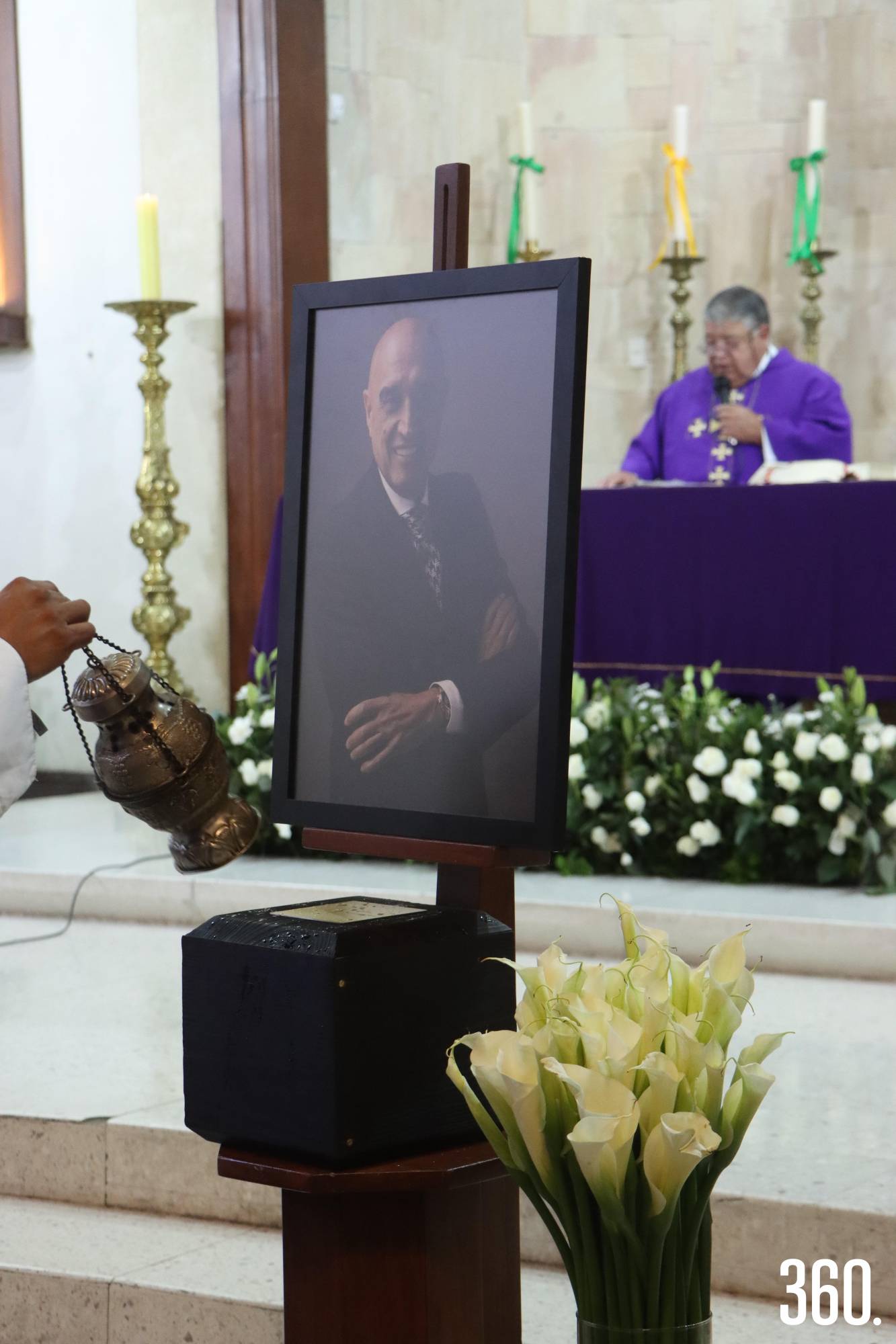 $!Una foto recordaba el rostro de Pedro Torres en vida.