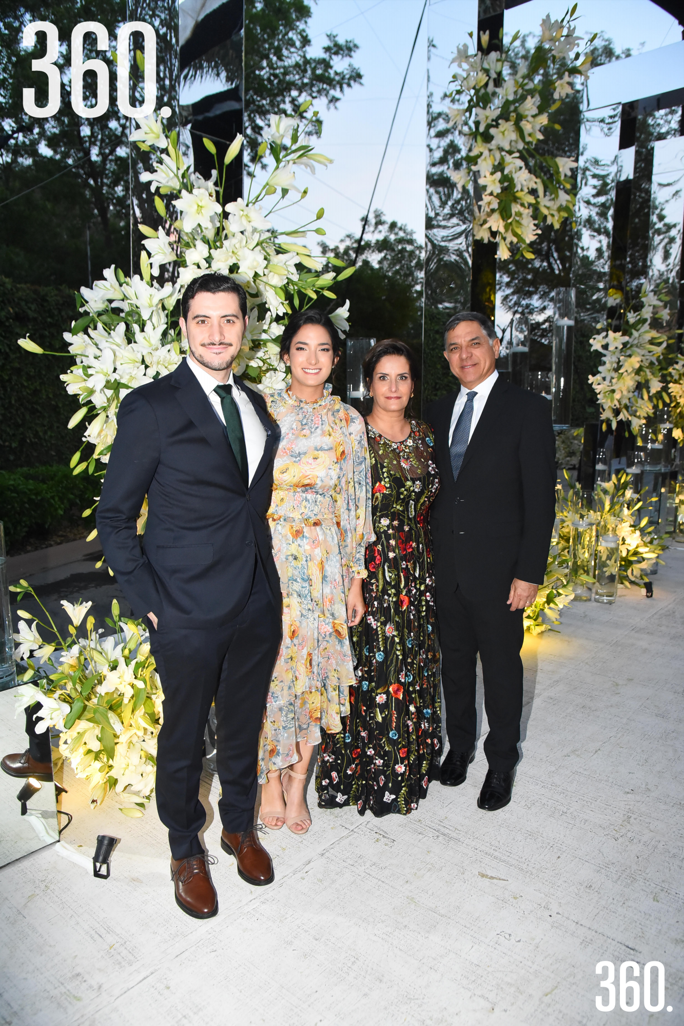 $!Mateo Lima, Ana Paola de la Cruz, Ana María Kuri y Héctor de la Cruz.