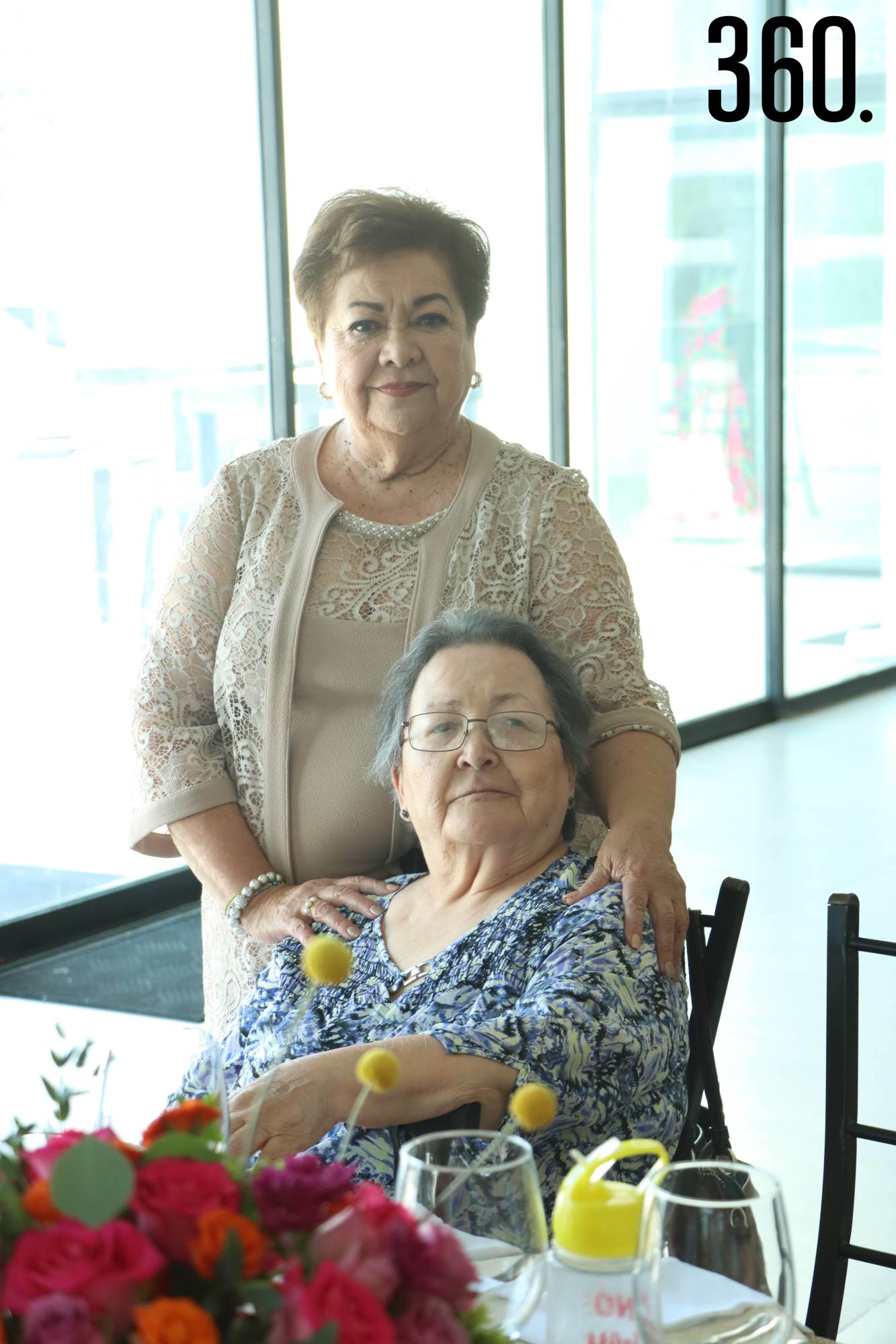 $!Hilda con Dora Elia Escalera.