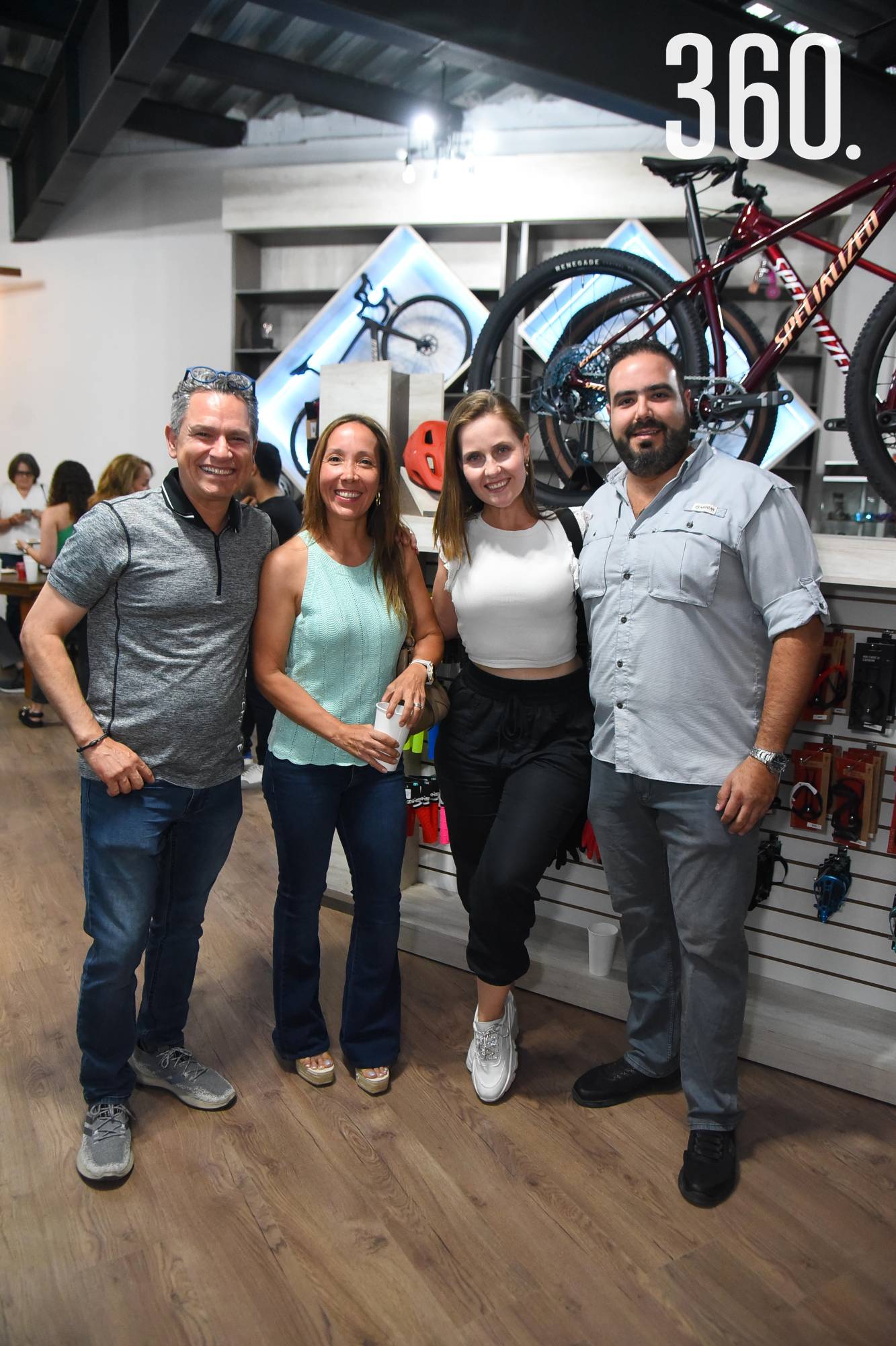$!César Moreno, Martha Westrup, Dania Ottosen y Franco Farías