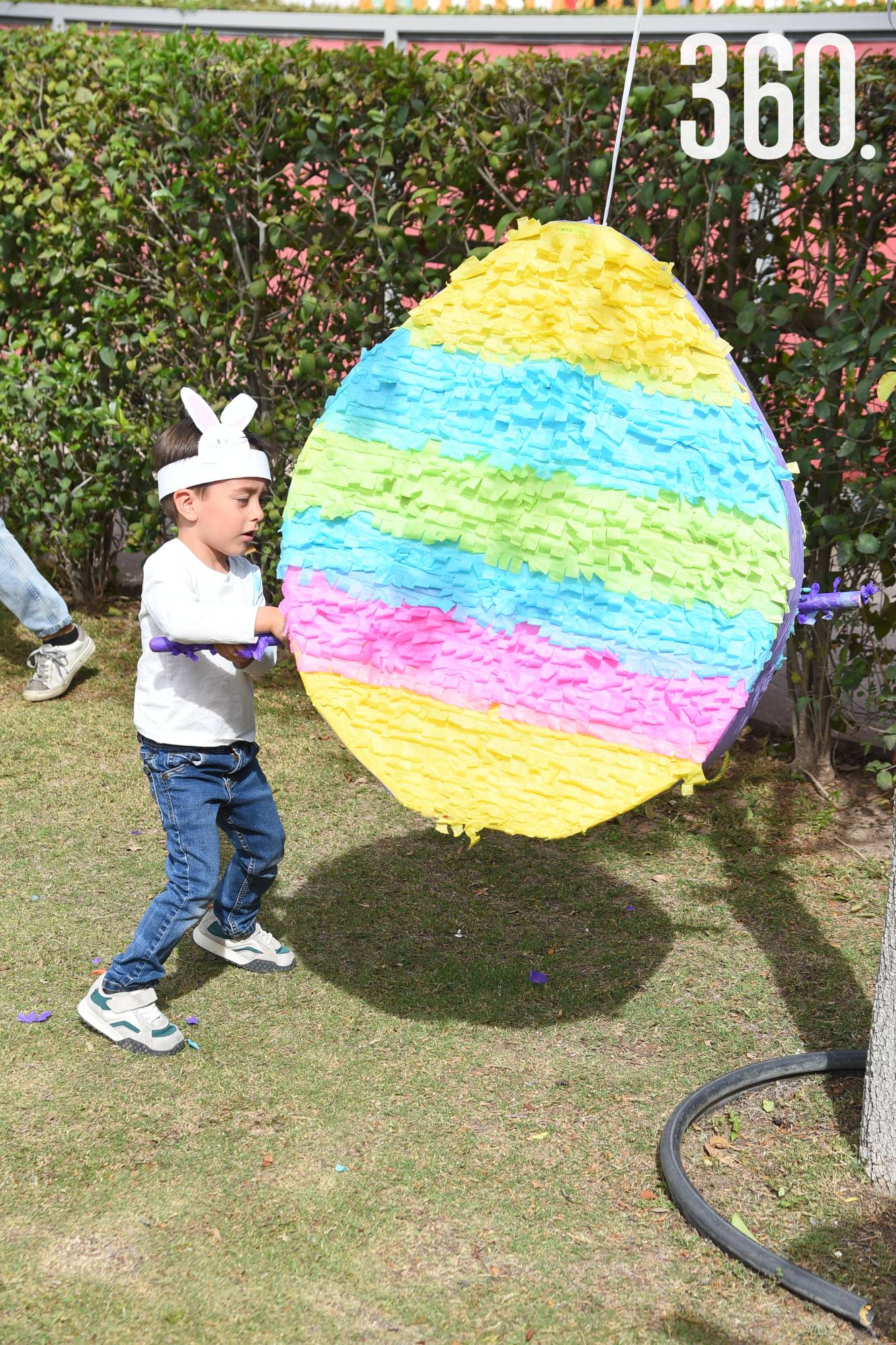 $!Disfrutaron de la fiesta de colores y la tradicional piñata.