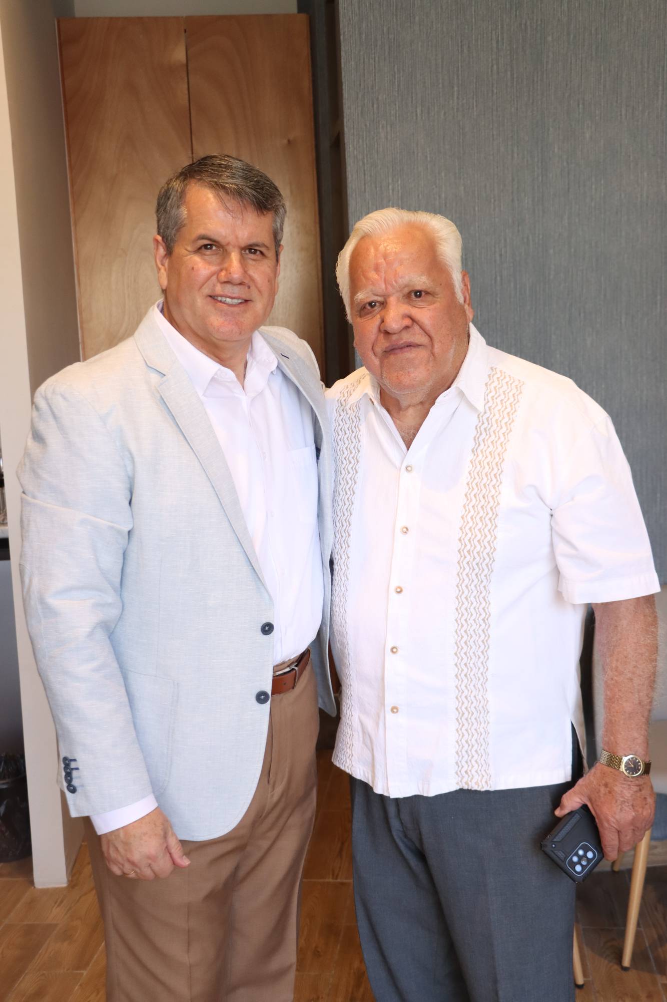 $!Leonel García y José Luis García.