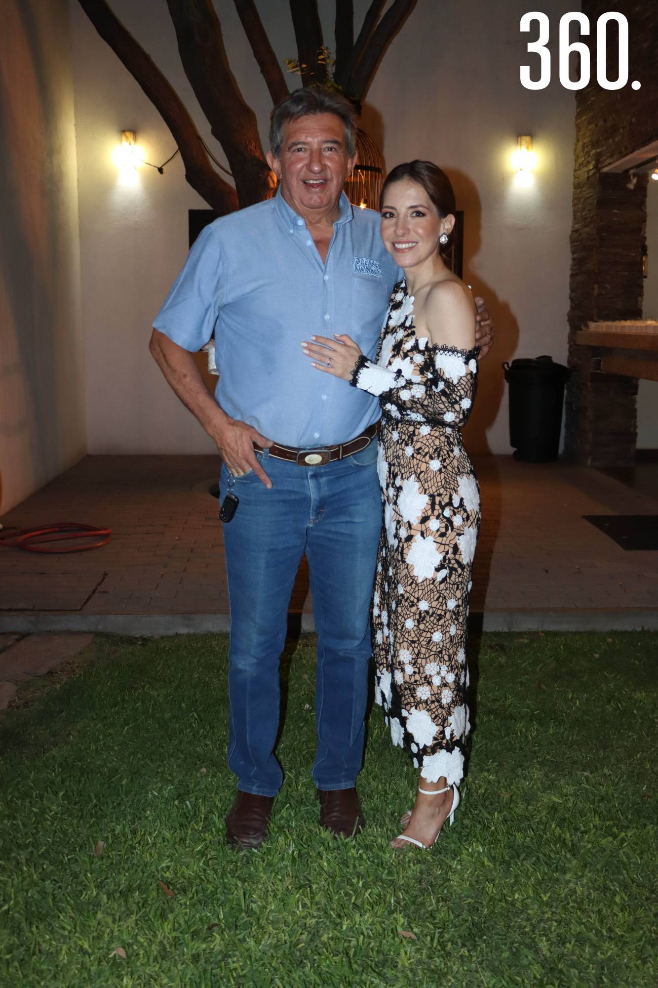 $!Vero con su padre, Polo Elizondo.