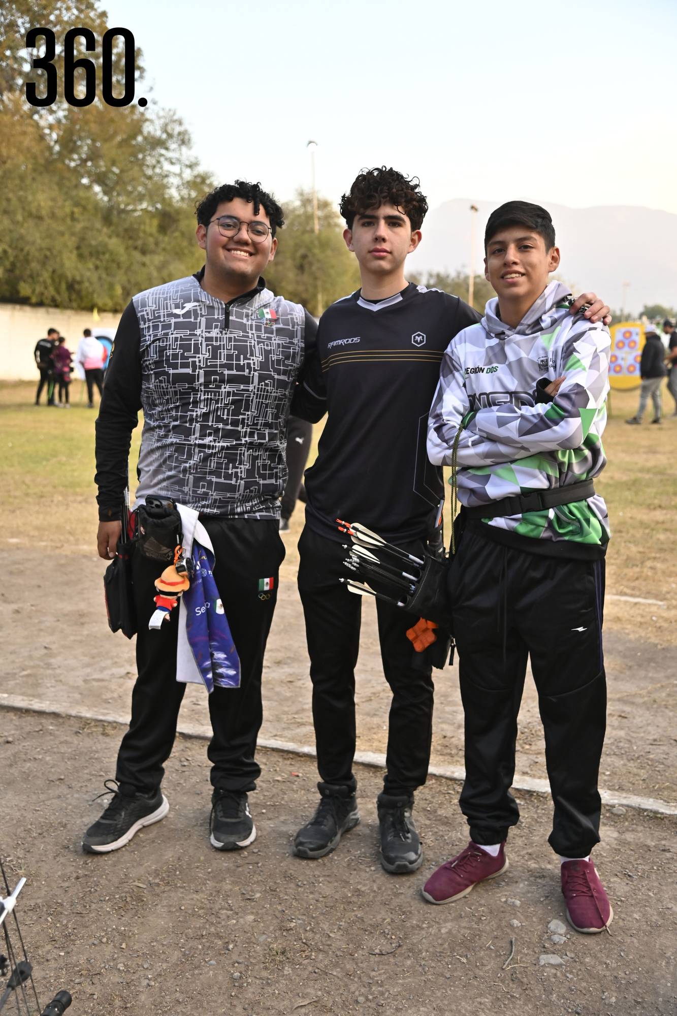 $!Sebastián García, Carlos Daniel Lira y Diego Arturo Romero.