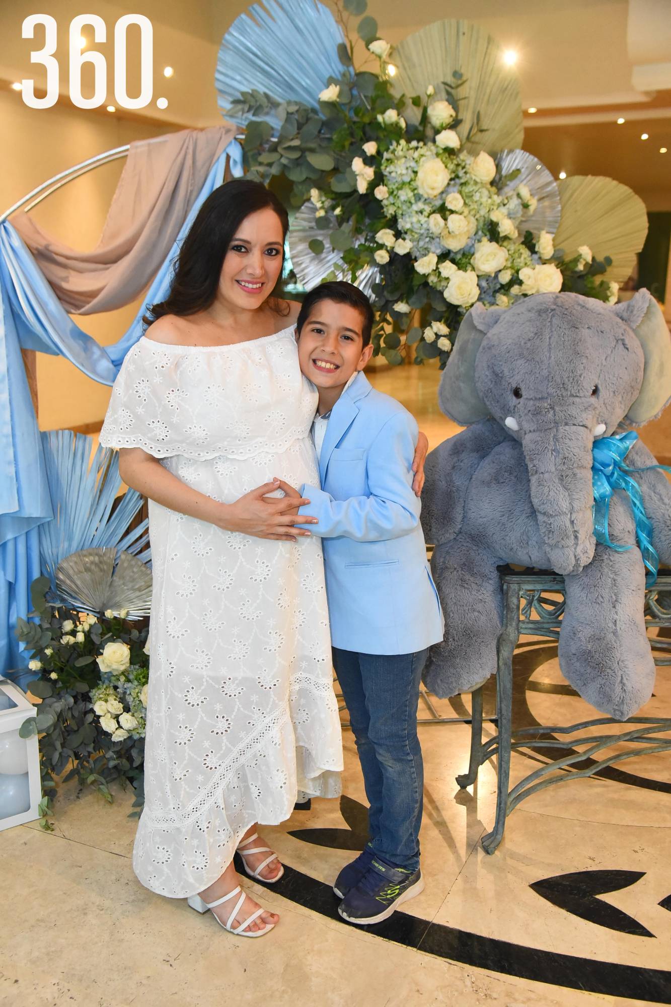 $!Dalya Rodríguez con su hijo Emiliano.