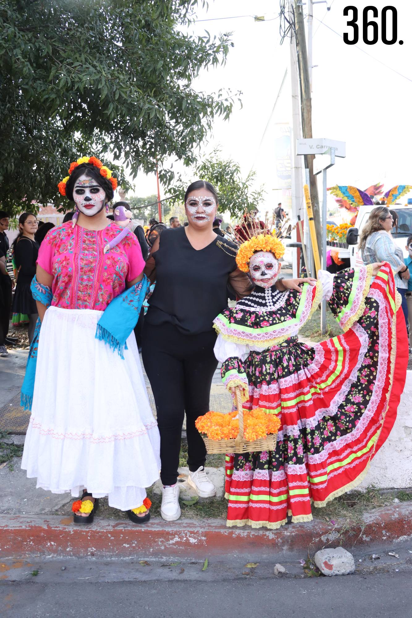$!Dulce María y Alejandra Cortés con Grecia Victoria Reyes.