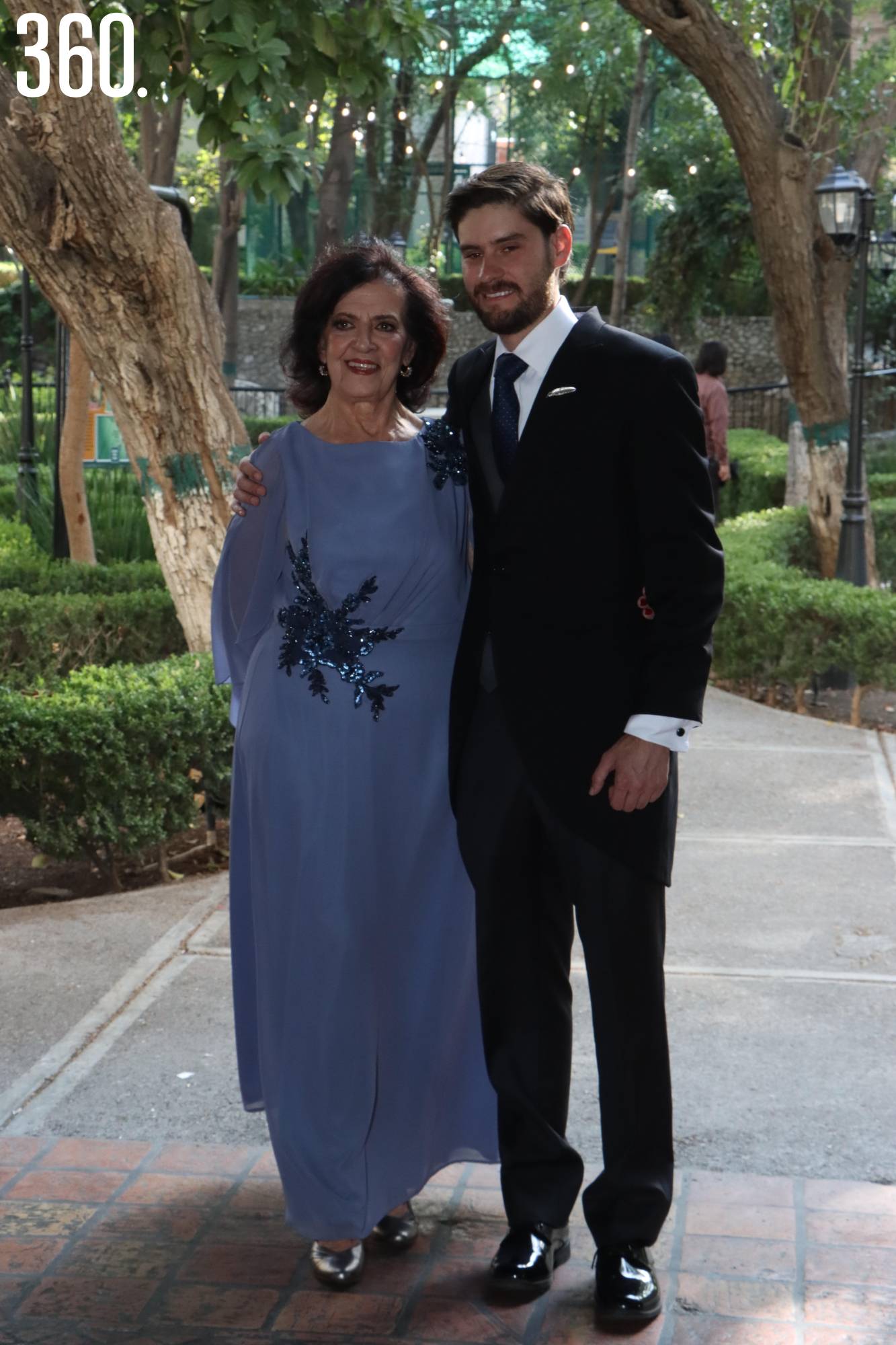$!Luz María Corona con su nieto Rodrigo.