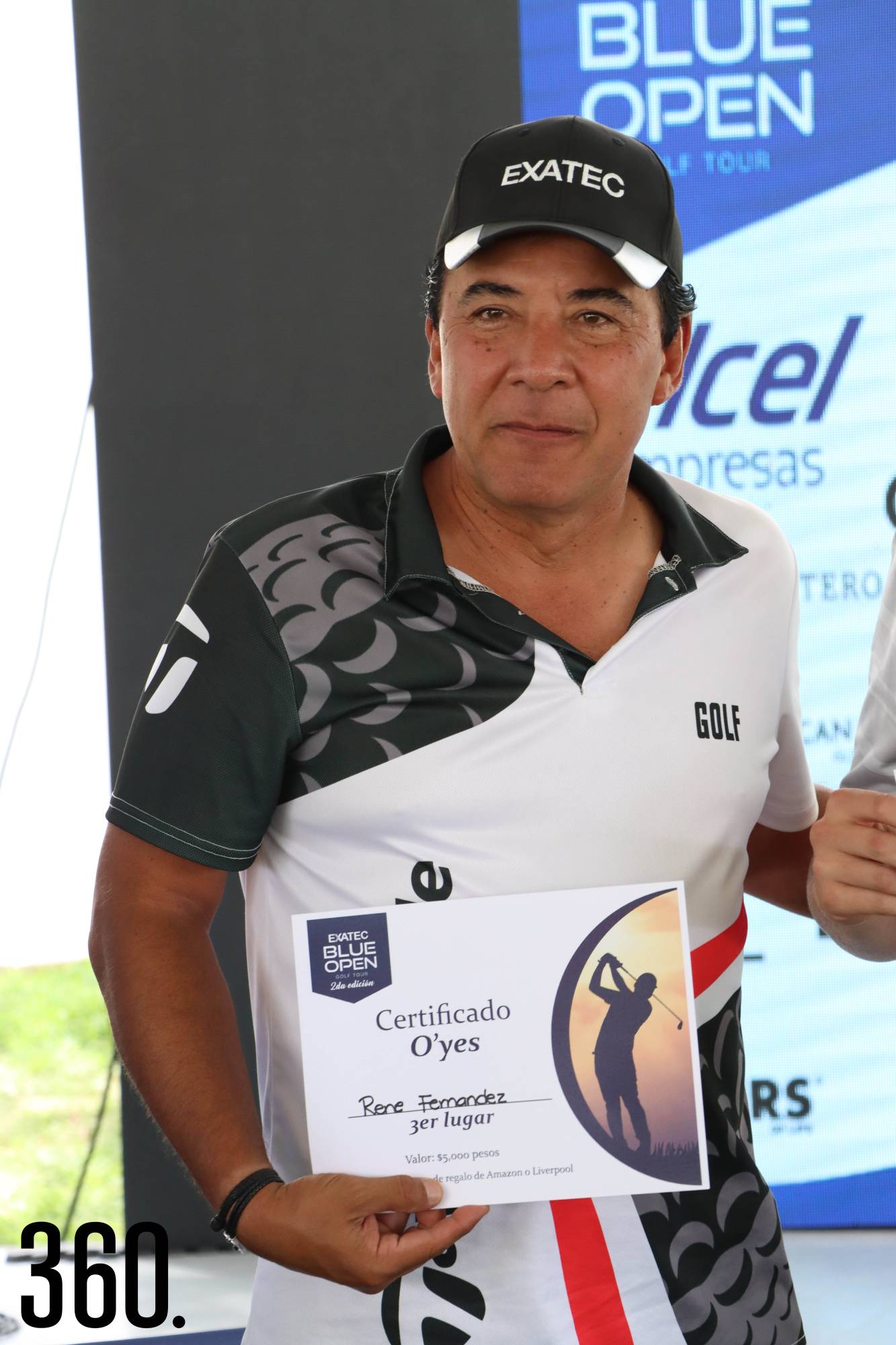 $!René Fernández, 3er lugar en O’Yes del Hoyo 1.