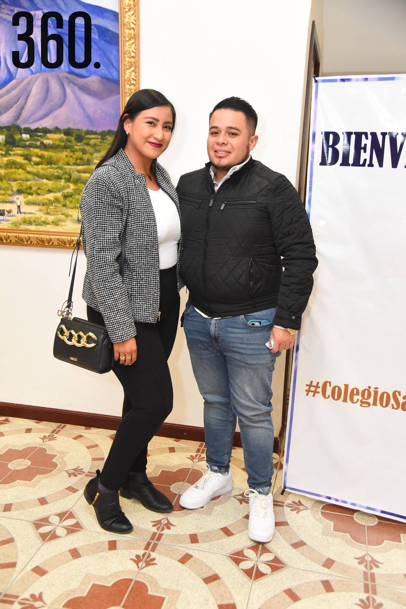 $!Hillary Villanueva y César Serrato.