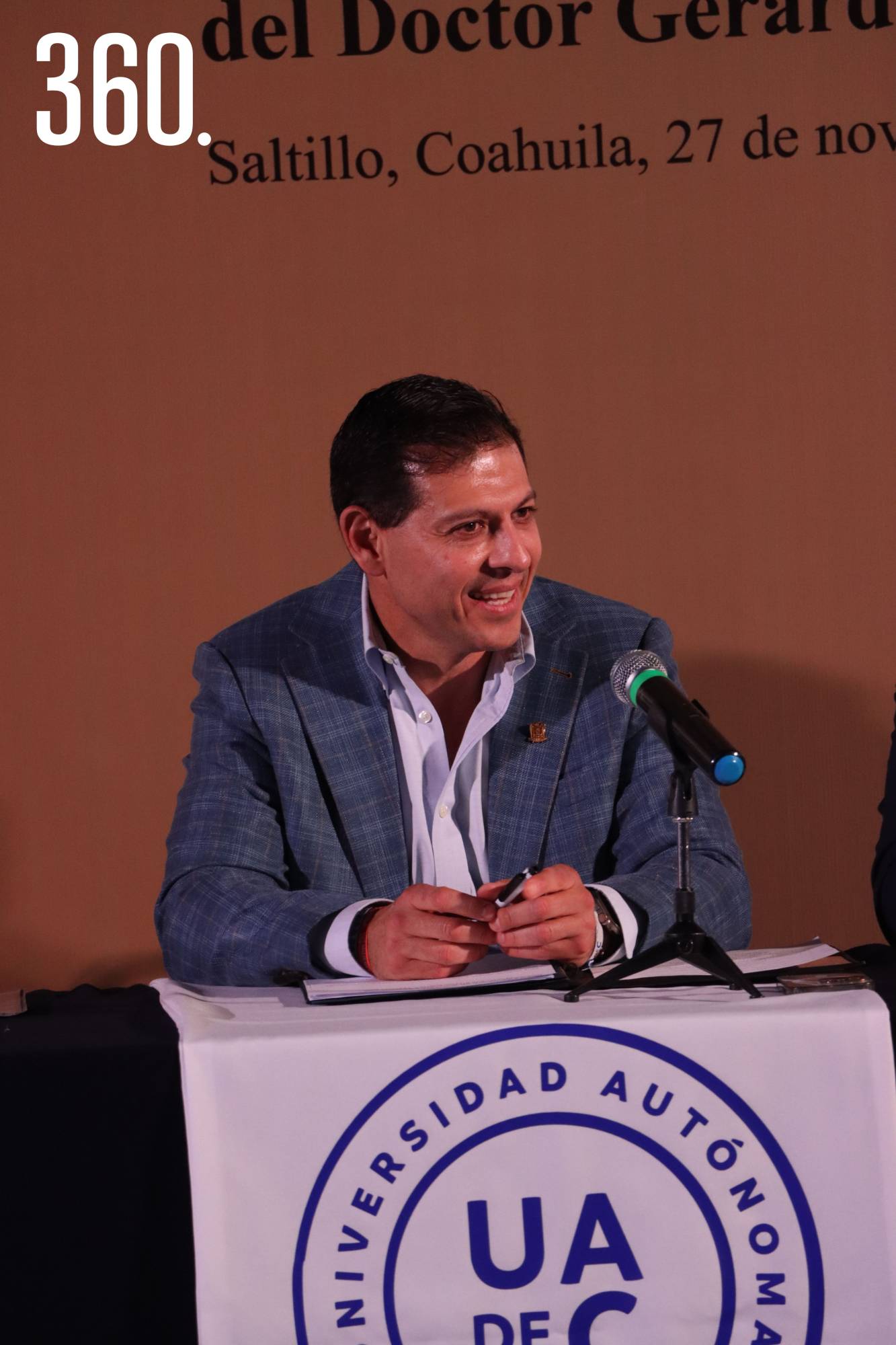 $!Jesús Octavio Pimentel, rector de la Universidad Autónoma de Coahuila.