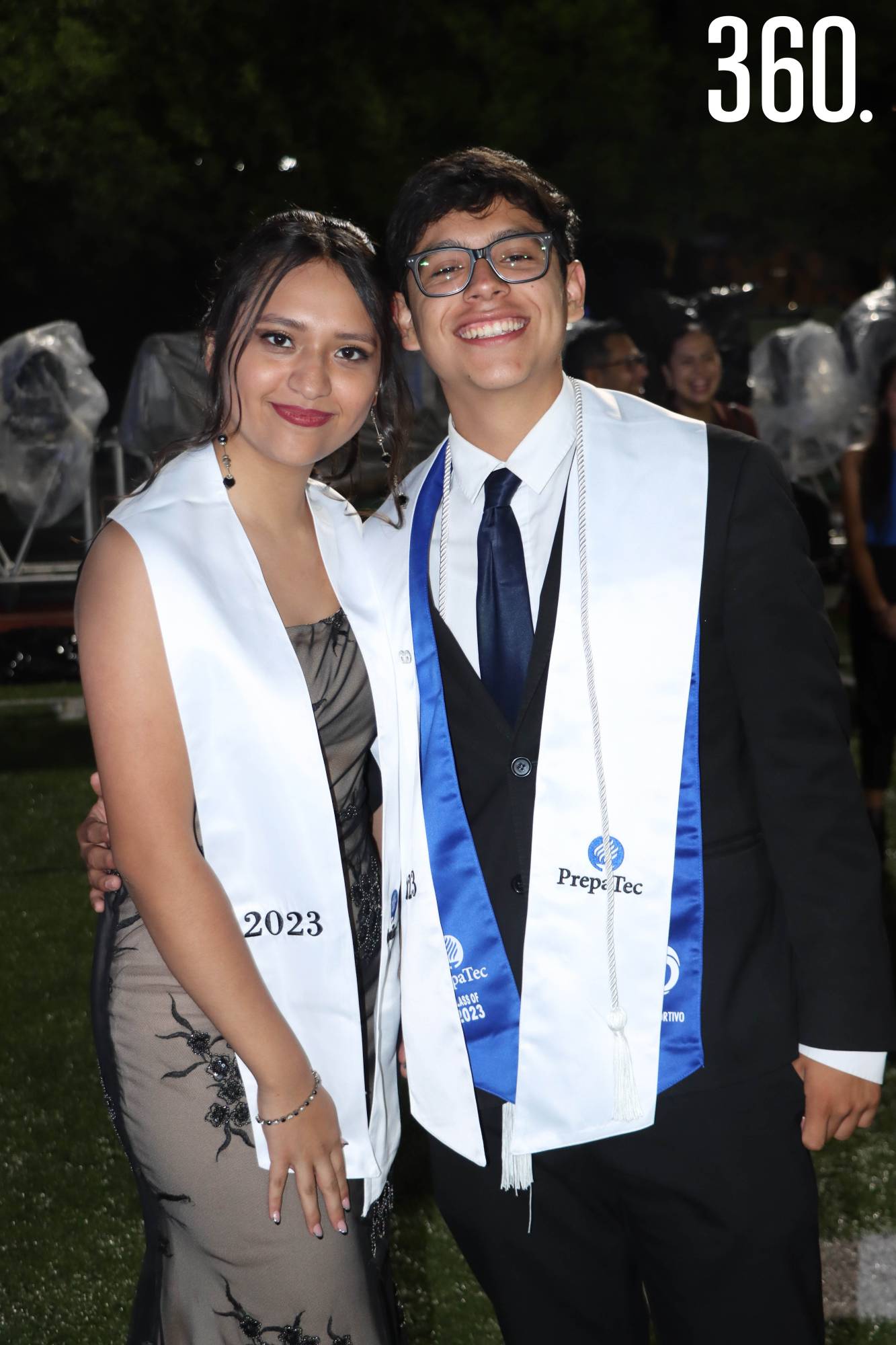 $!Andrea Tamez y Adrián García.