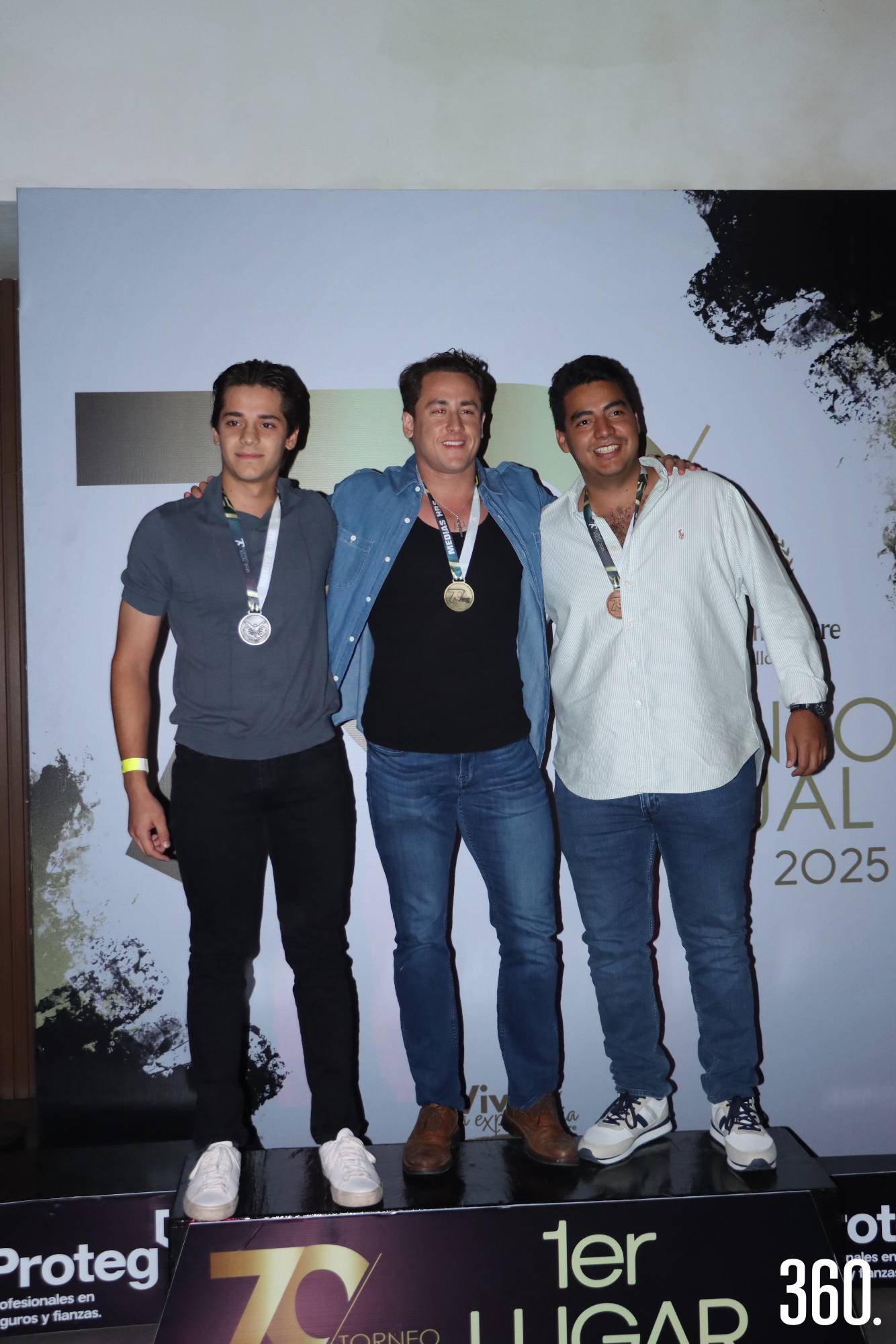$!Ricardo Ruiz, Mario Ocampo y Ricardo Ruiz, 2ndo, 1er y 3er lugar categoría 25 29 varonil.