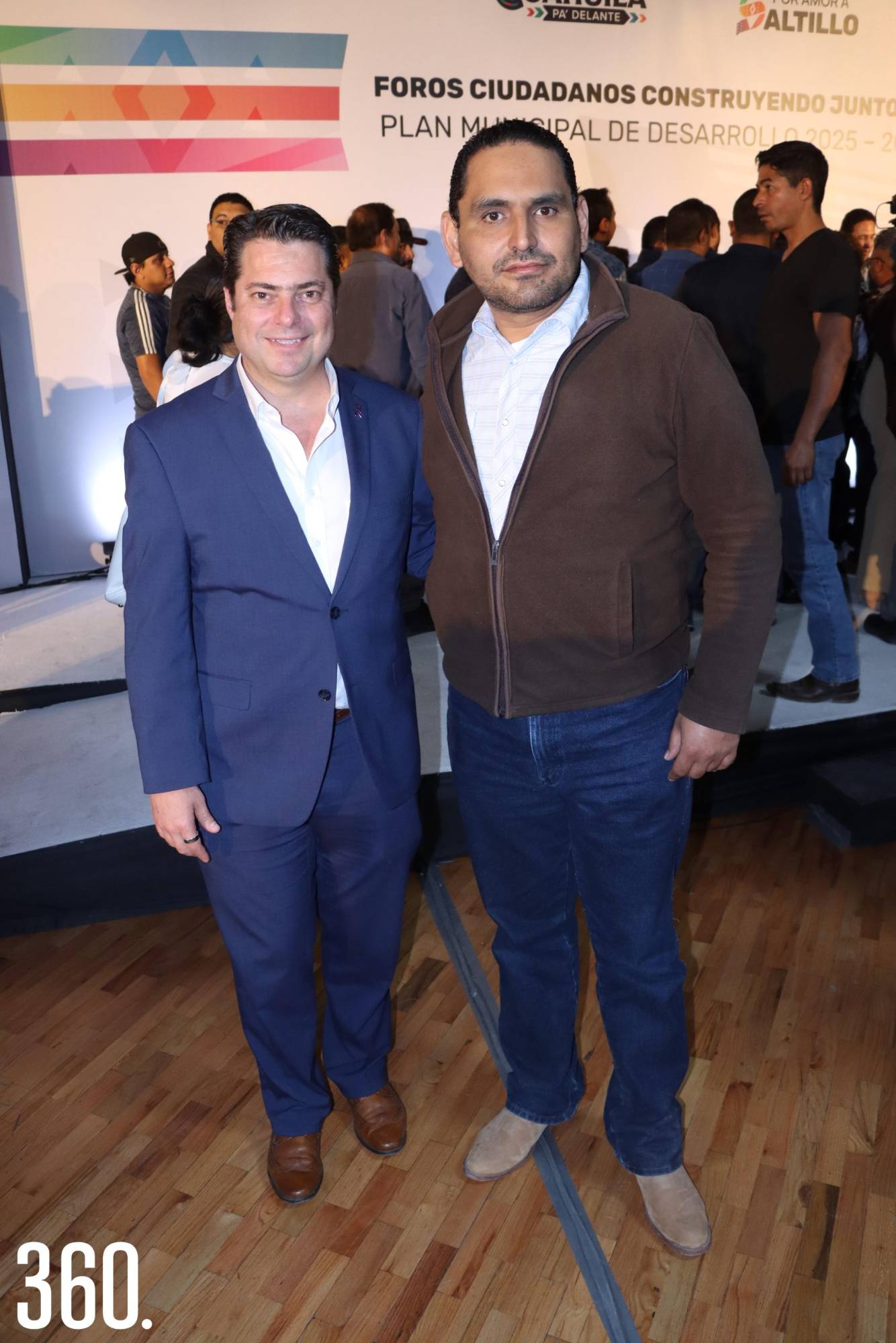 $!Ricardo Torres y Enrique Martínez y Morales.