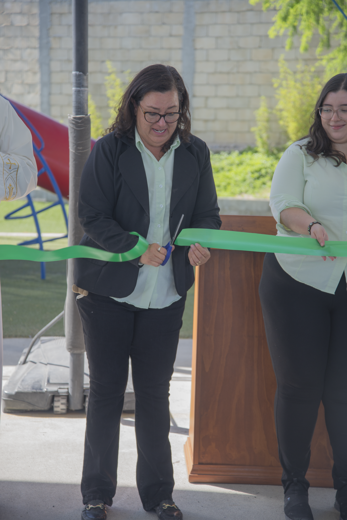 $!COLEGIO LOS PINOS INAUGURA TECHUMBRE