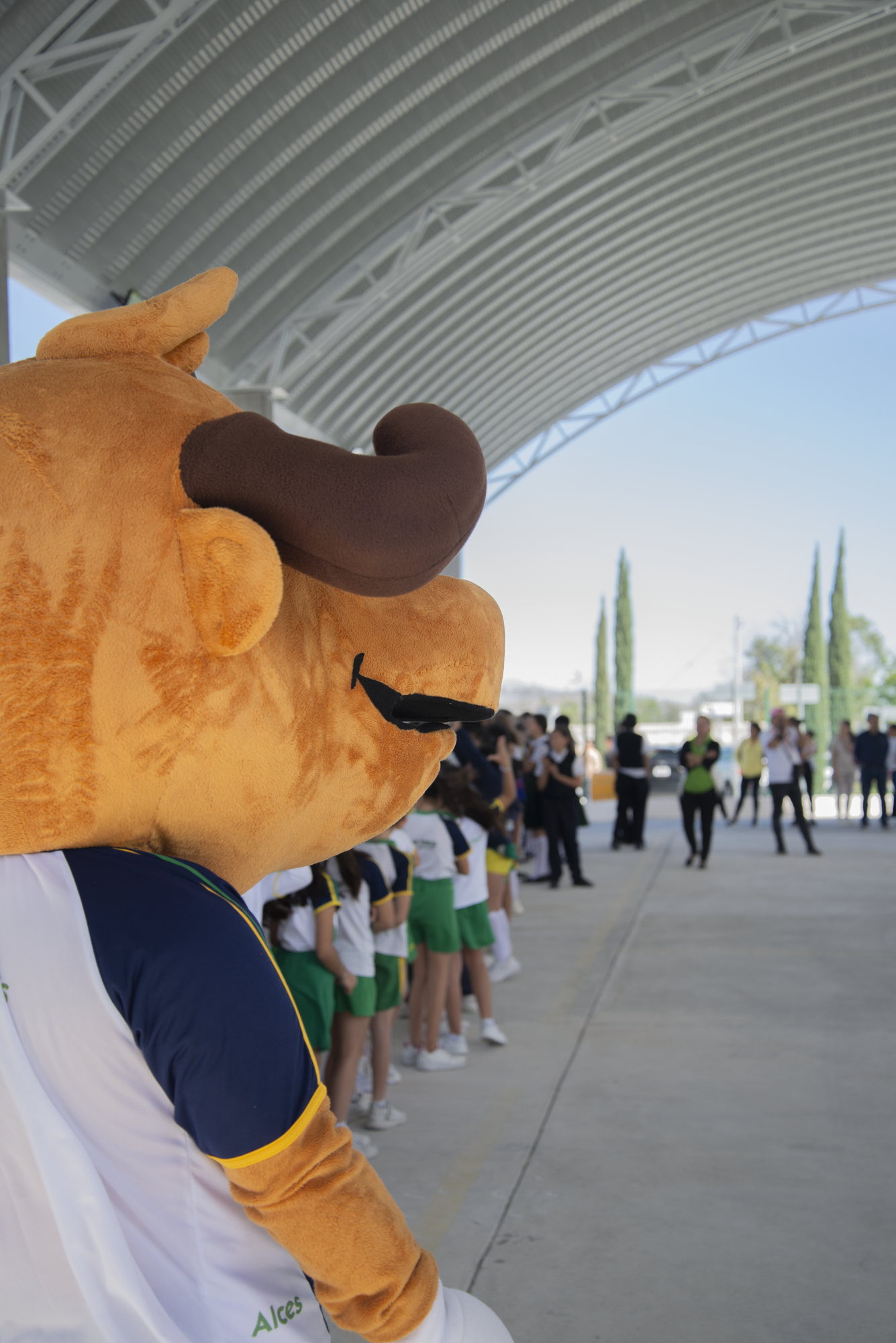 $!COLEGIO LOS PINOS INAUGURA TECHUMBRE
