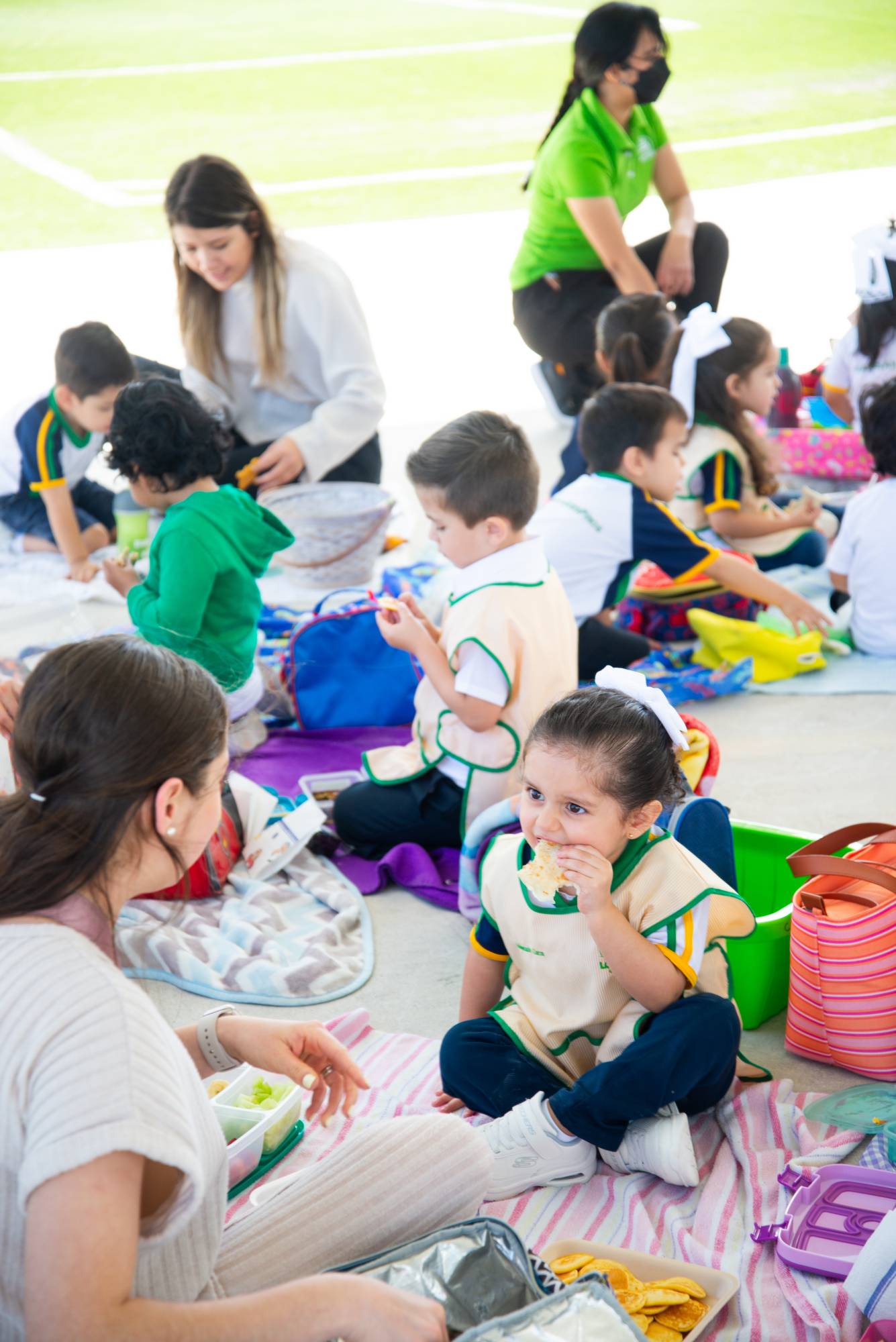 $!COLEGIO LOS PINOS INAUGURA TECHUMBRE