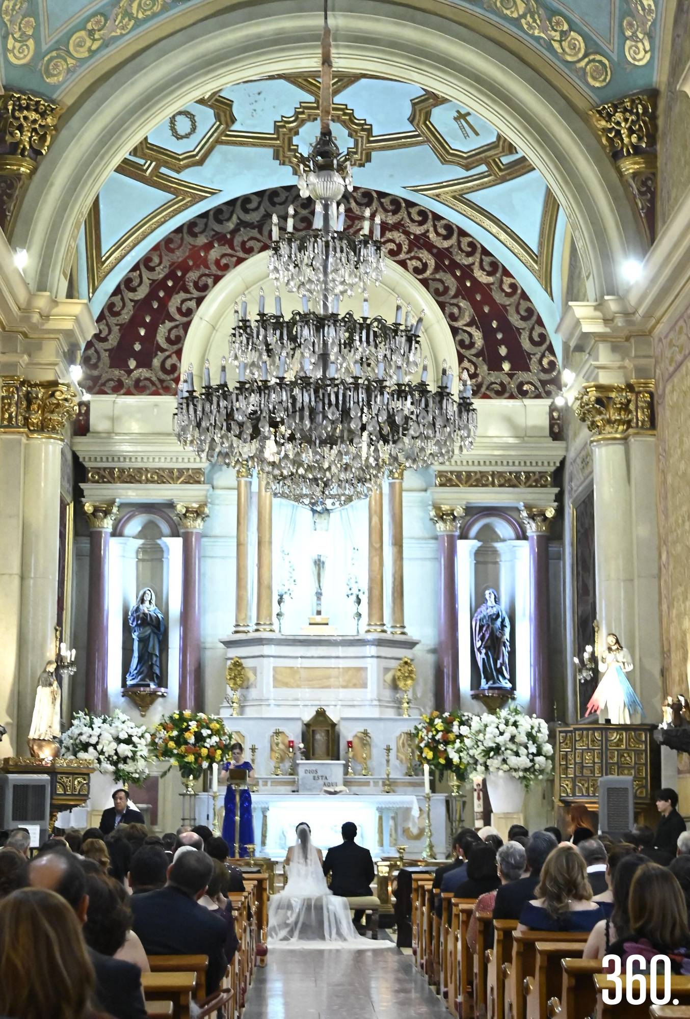 $!Los novios ffrente al altar.