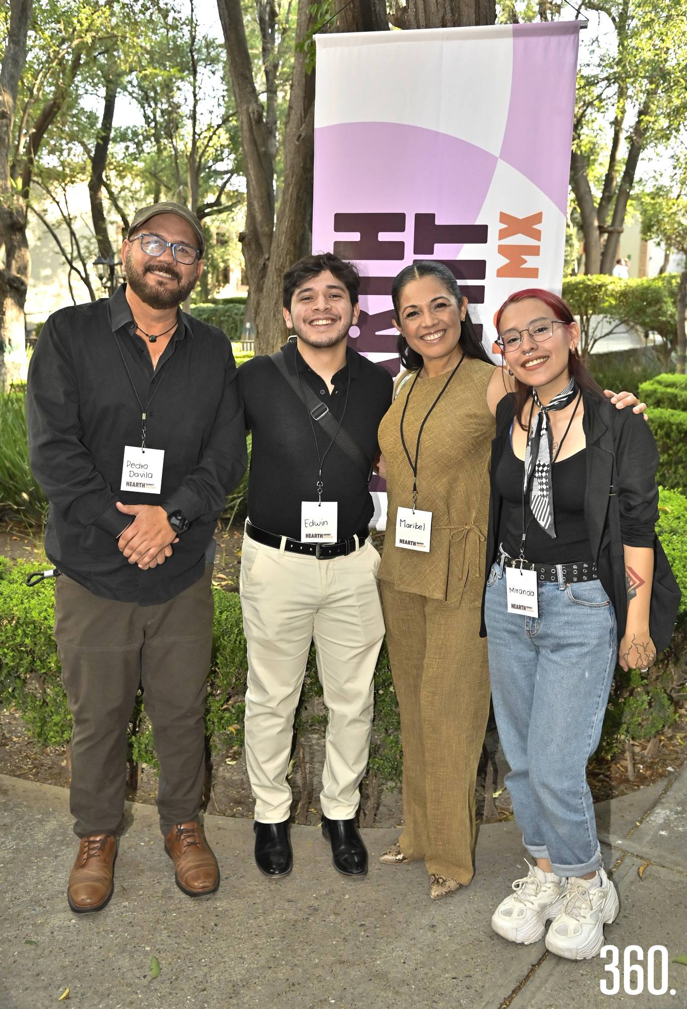 $!Pedro Dávila, Edwin Coronado, Maribel Lugo y Miranda Anguiano.