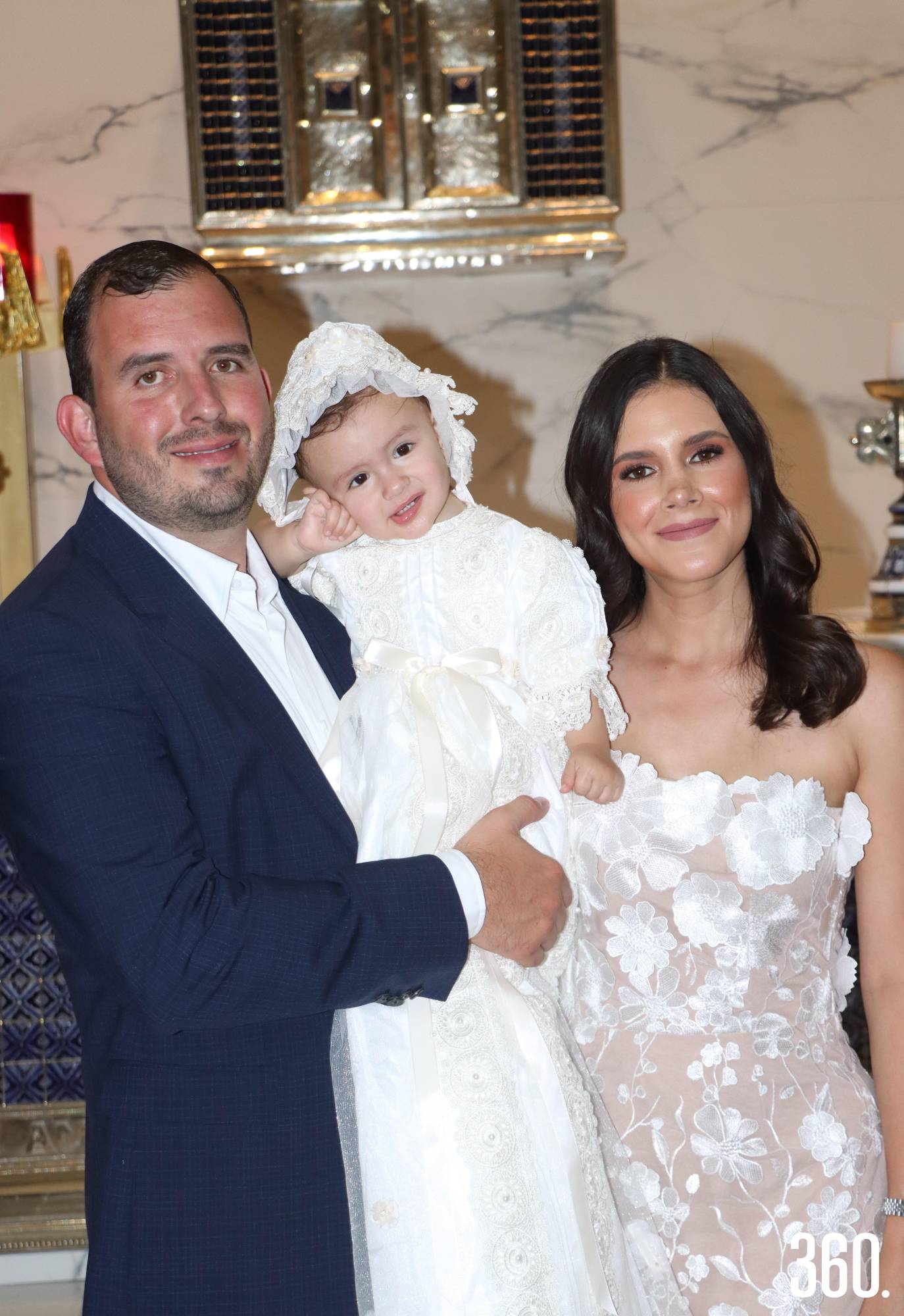 $!Camila con sus padres, Gerardo Cavazos y Pamela Saucedo.