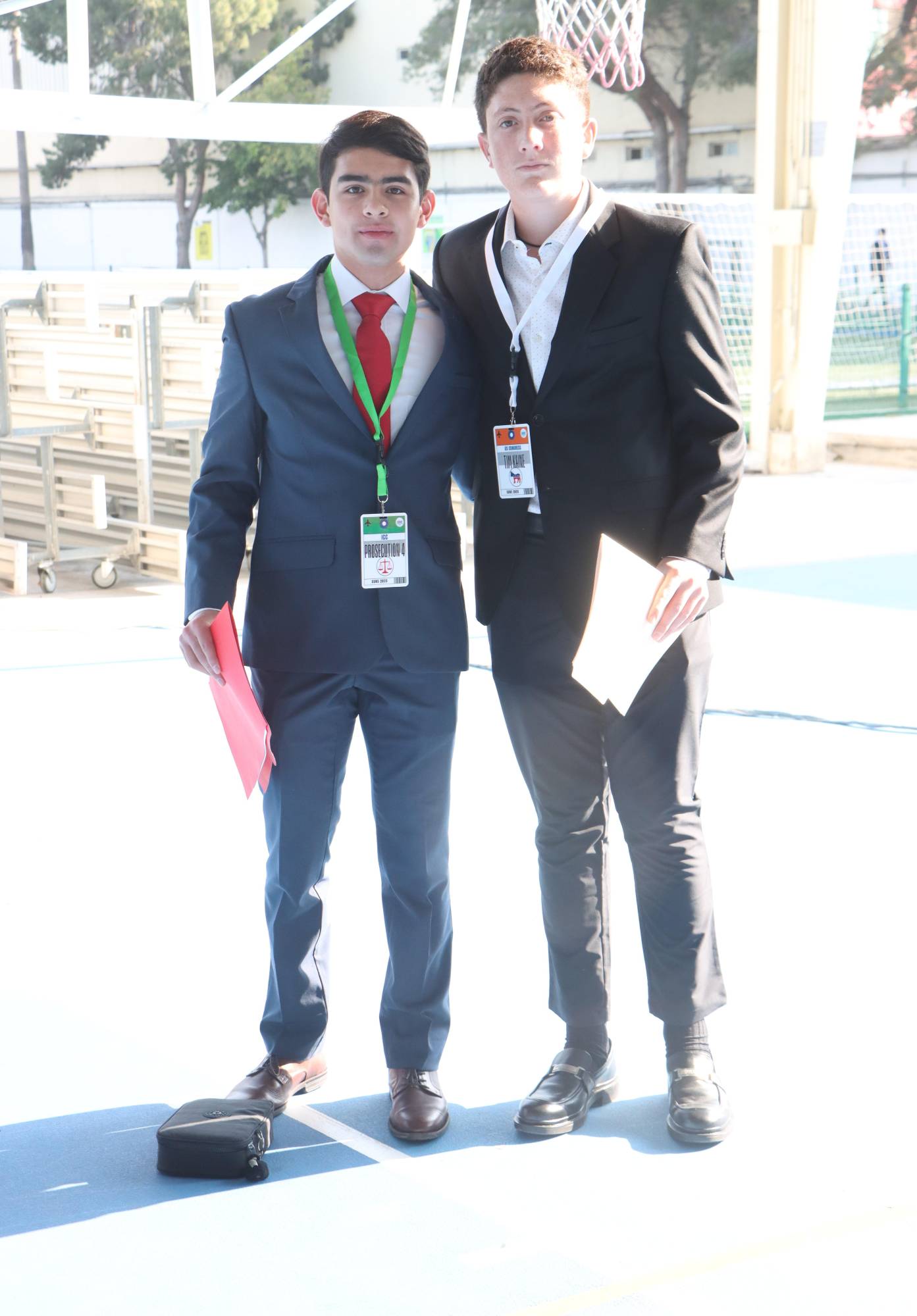 $!Luca Collier y Luis González.