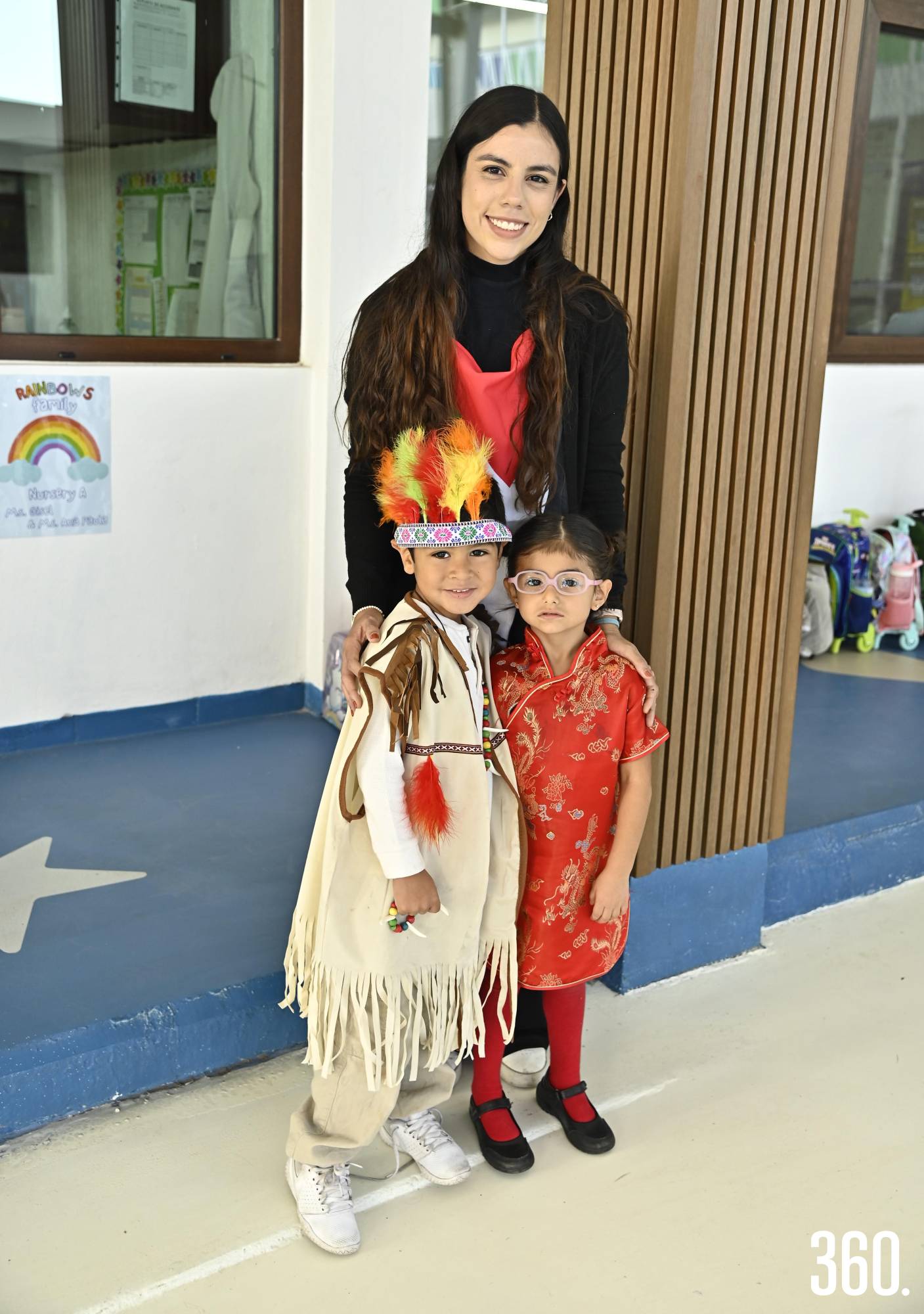 $!Miss Fabiola, Andrés Isaac y Ariel.