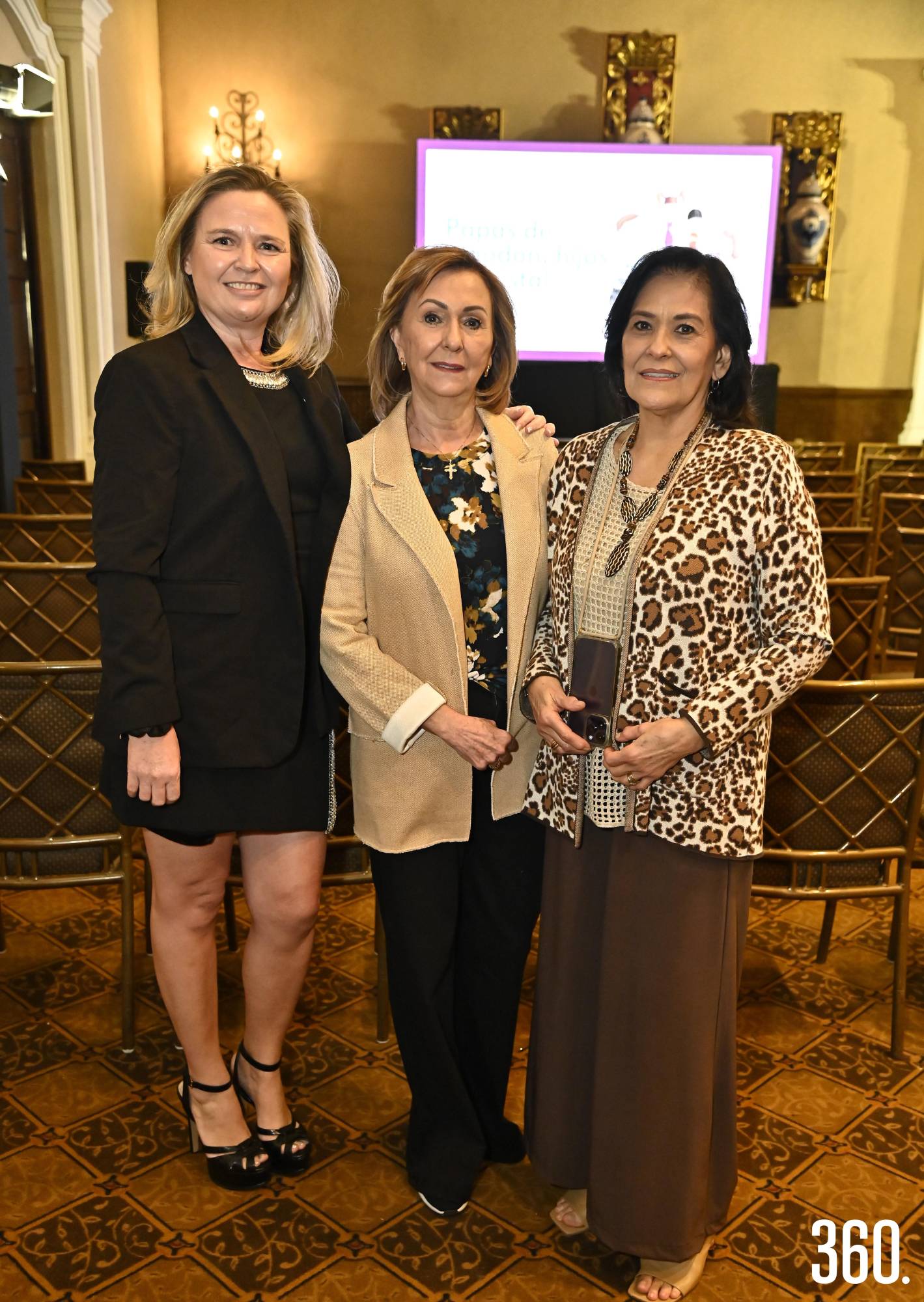 $!Ana Sofía Cabello, María Eugenia López y Bertha Verduzco.