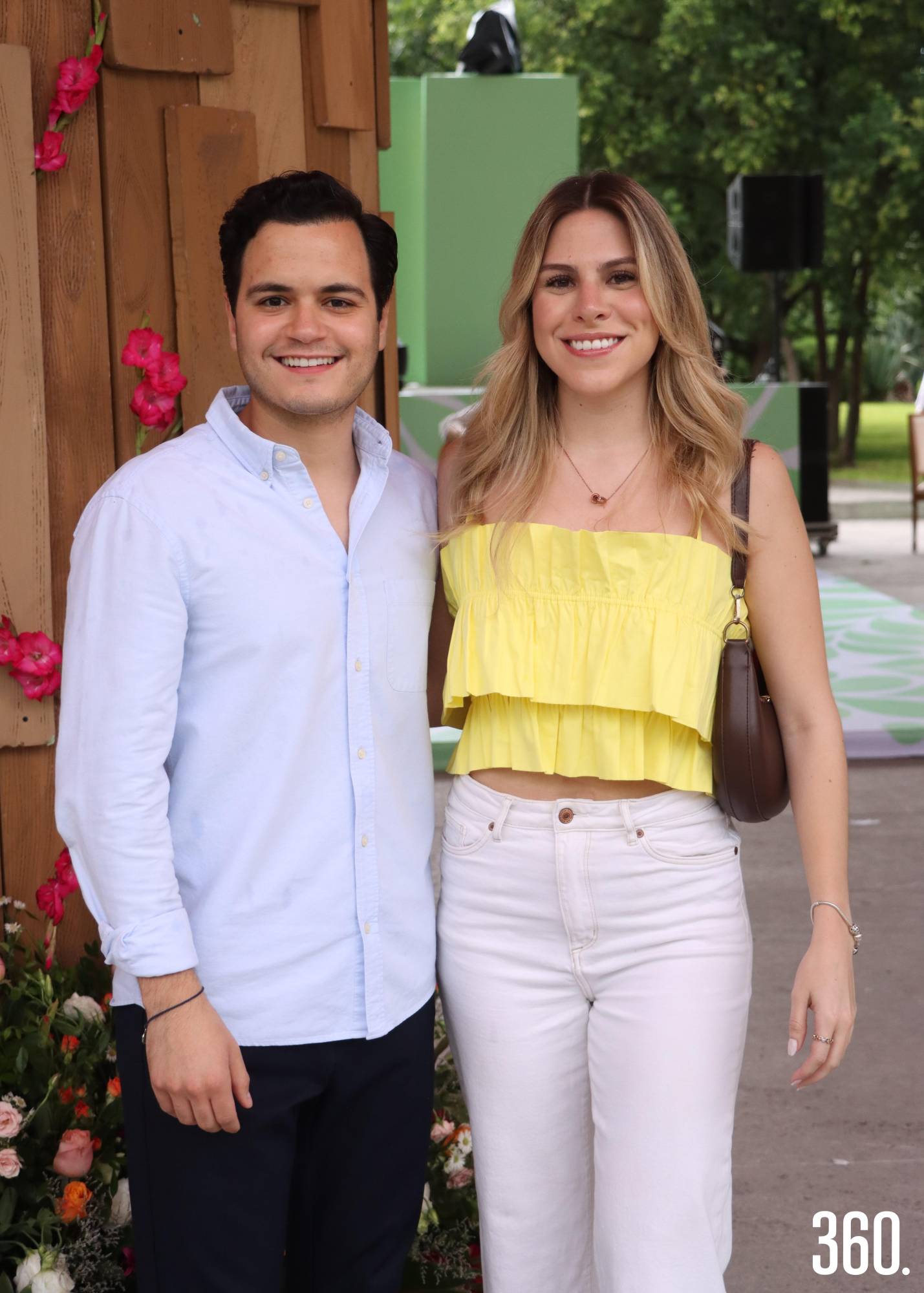 $!César Linares y Ana Karen Leal.