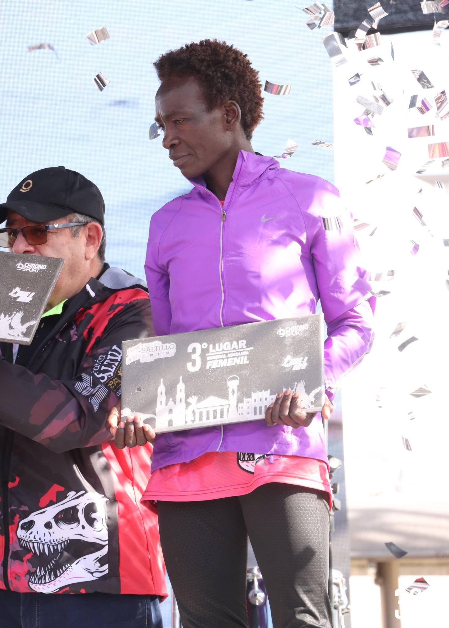 $!Monicah Gesare Otwori, 3er lugar rama femenil.