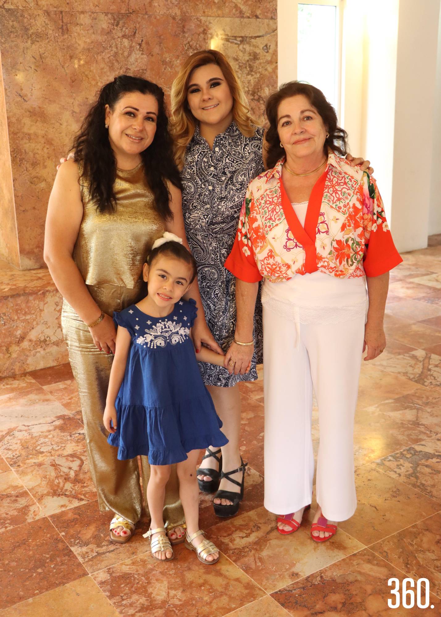 $!Linda de Hurtado, Mariana Hurtado, Linda Damián y Linda Ruizesparza.