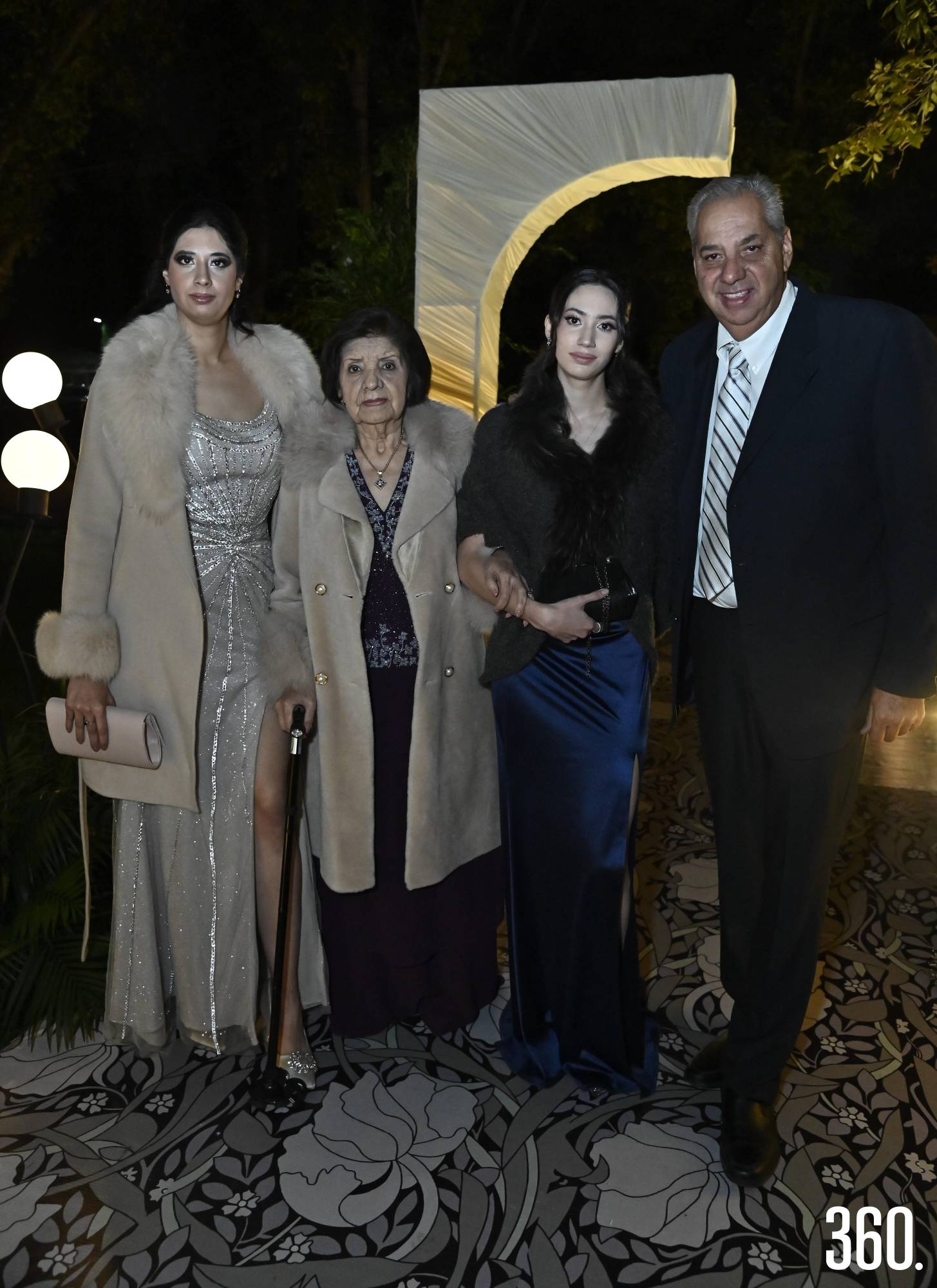 $!Cecilia Melo, Micaela Hernández, Lucía y Sergio Melo.