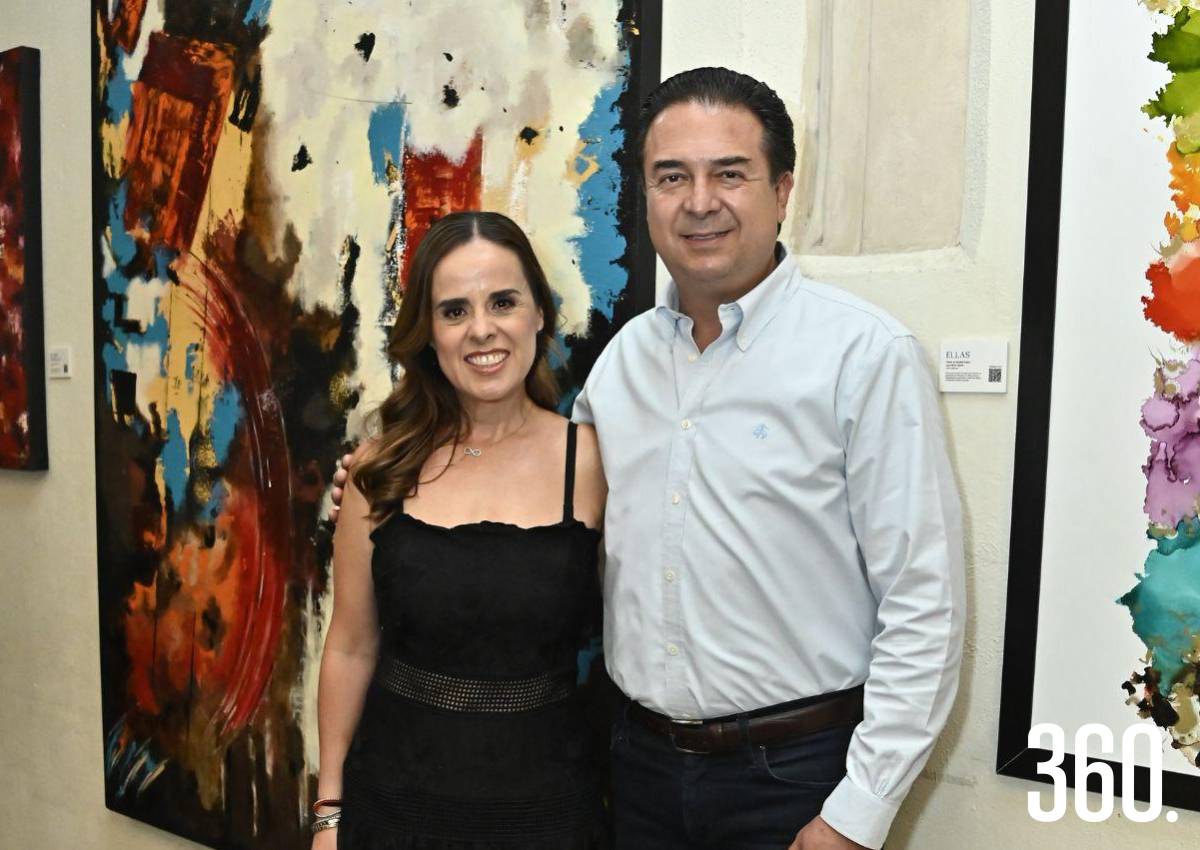 INAUGURA SANDRA CEPEDA MUESTRA DE PINTURA ABSTRACTA