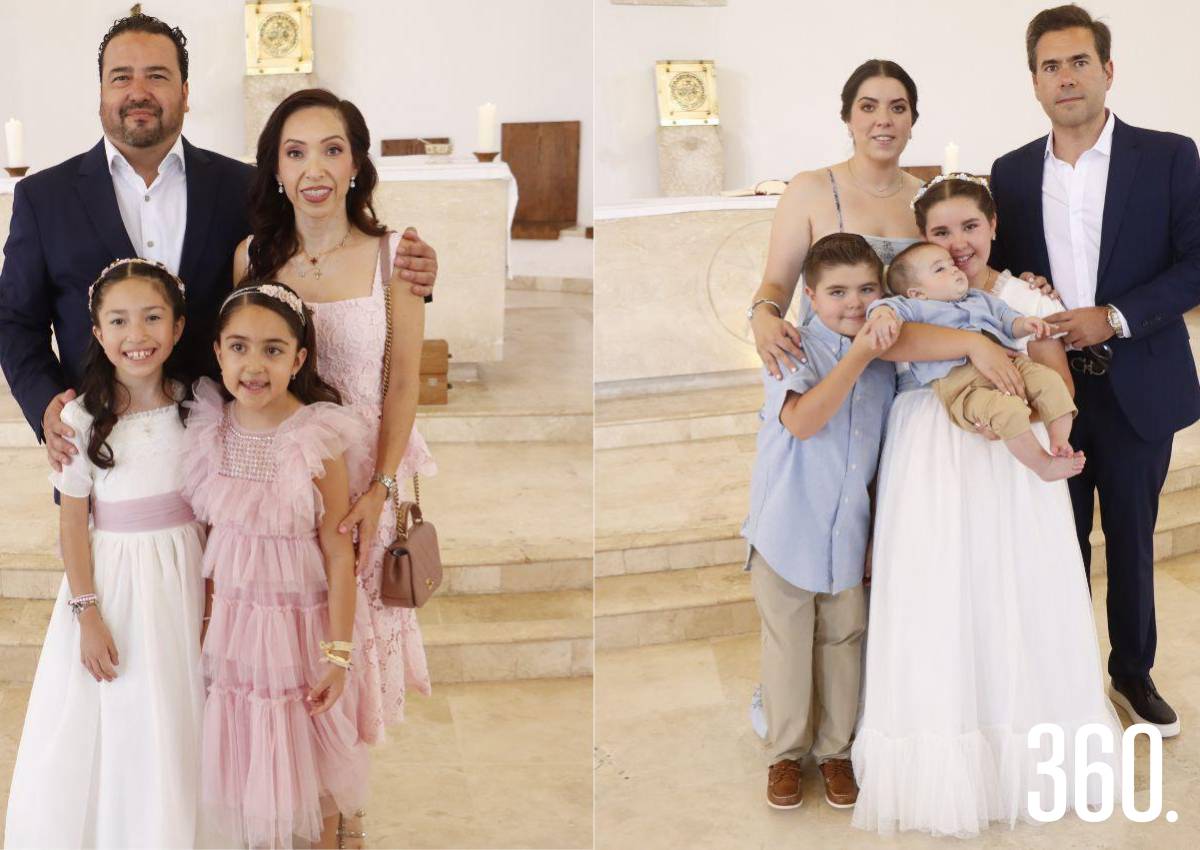 PRIMERA COMUNIÓN DE ISABELLA VALDEZ, JIMENA YATES, LUCIANA ARZAMENDI Y KARLA DÁVILA