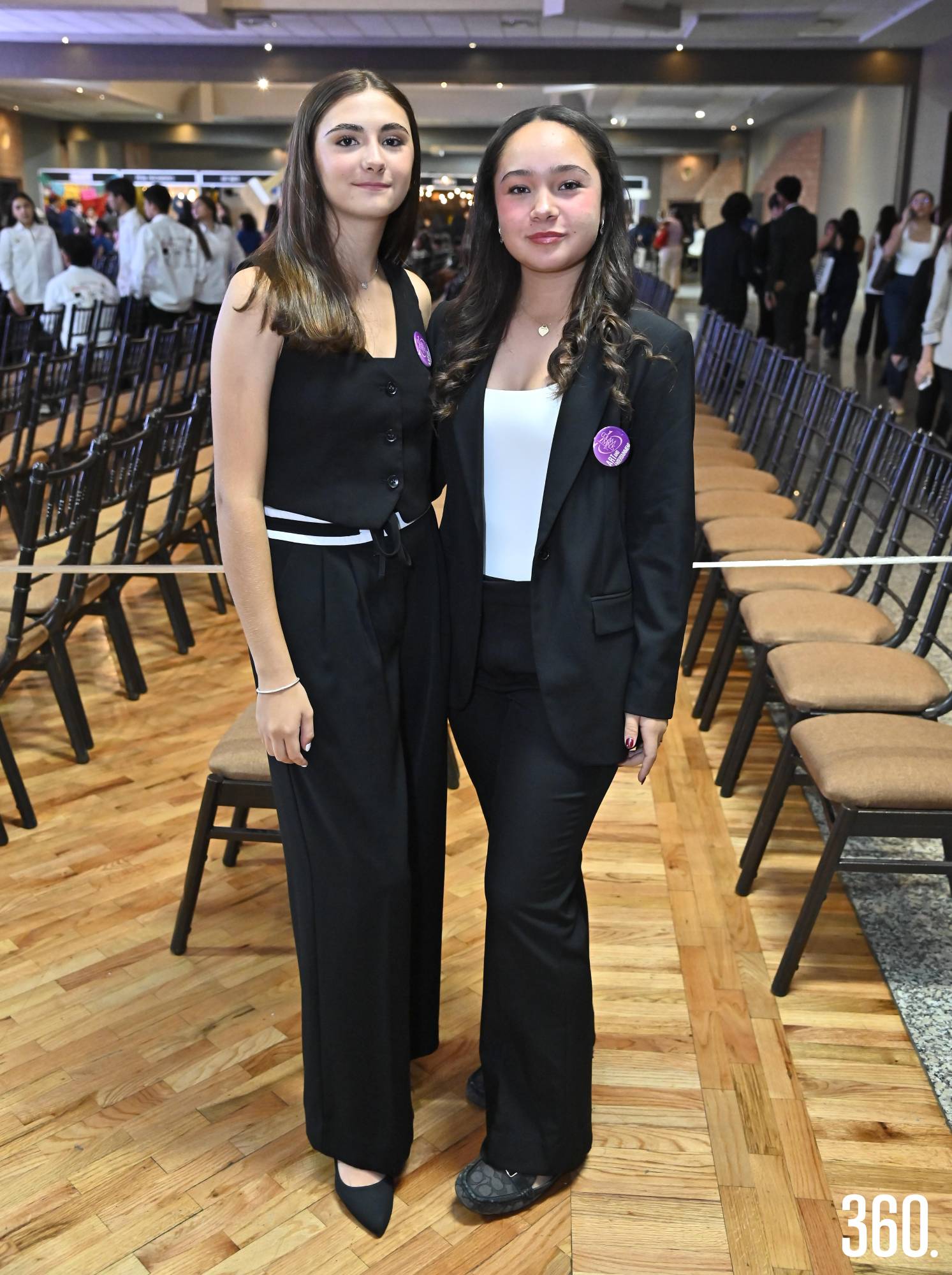 $!Roxana González y Renata del Rosal.