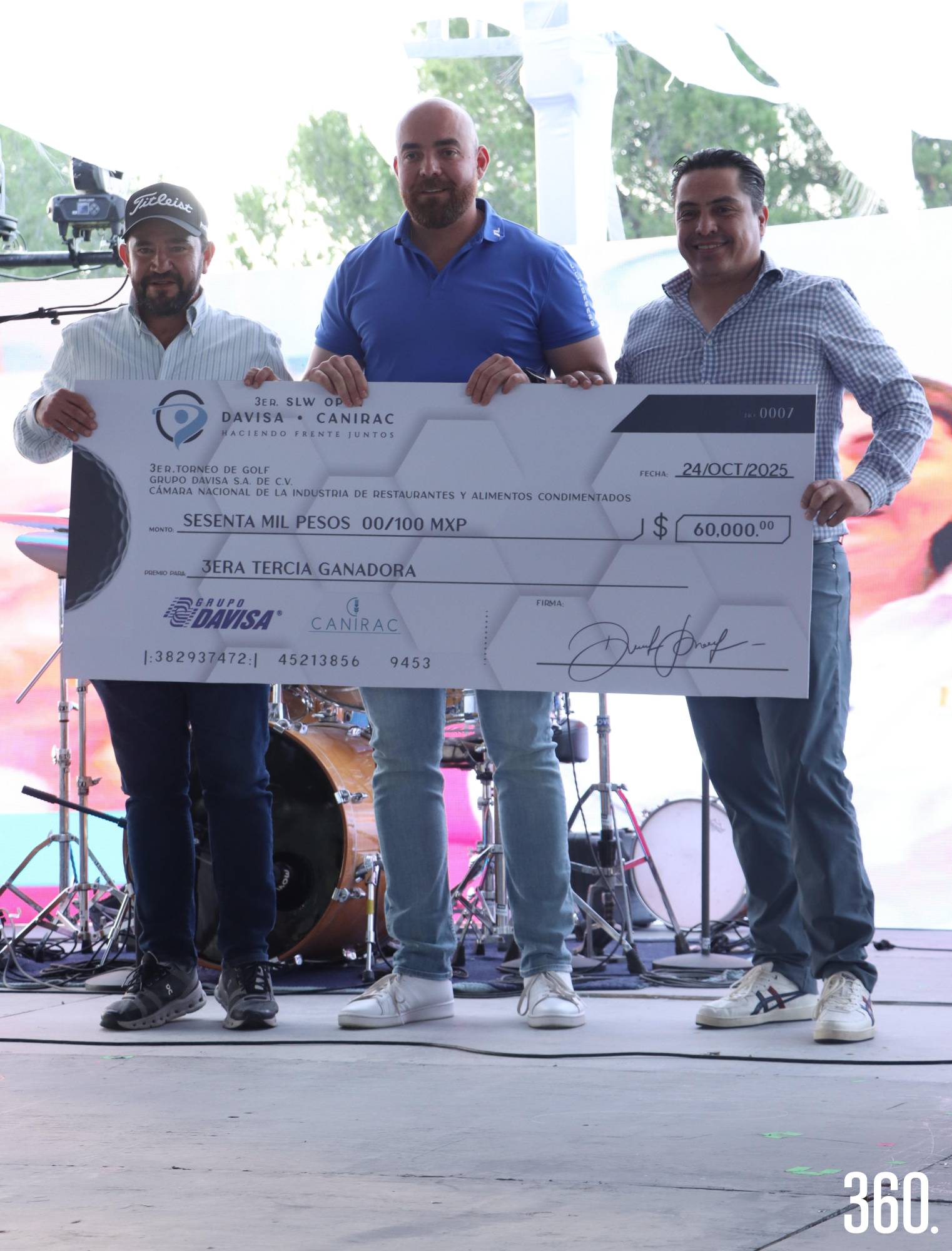$!José Luis Arellano, Josué Garza y Carlos Cárdenas, 3er lugar del torneo.