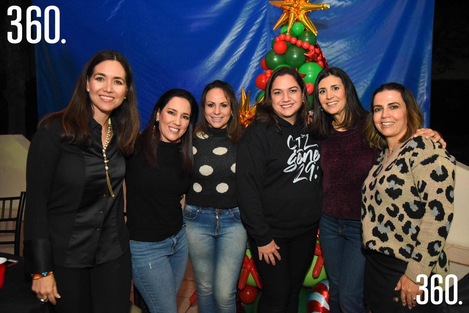 $!Ana Aguirre, Martha Tonone, Gloria Aguirre, Ana Sofía José, Brenda Aguirre y Mónica de la Peña.
