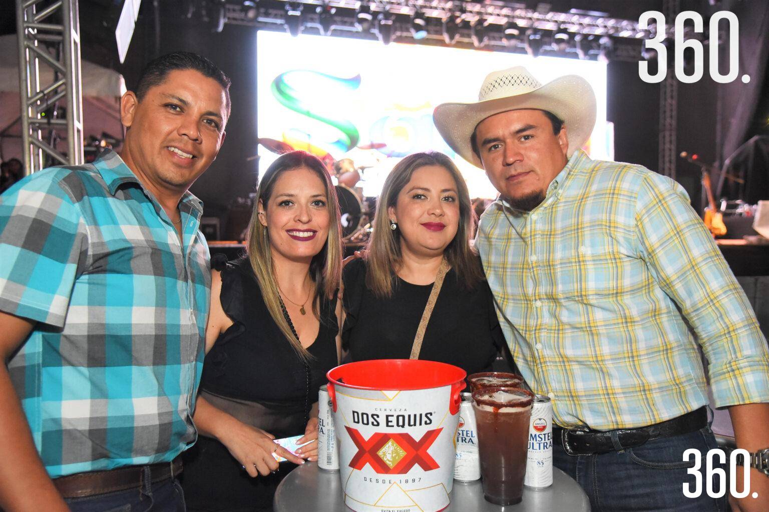 $!Ramiro Sandoval, Adriana de la Peña, Perla Loaiza y Alfonso Gil.