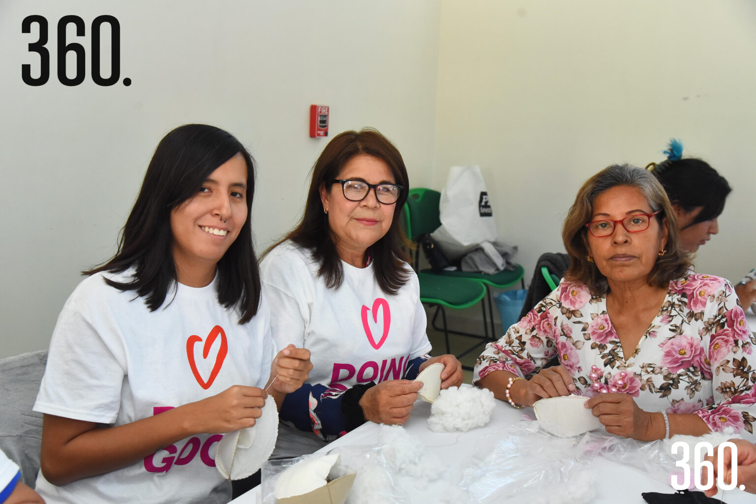 $!Daniela Aldama, Guadalupe Martínez y María Cruz González.