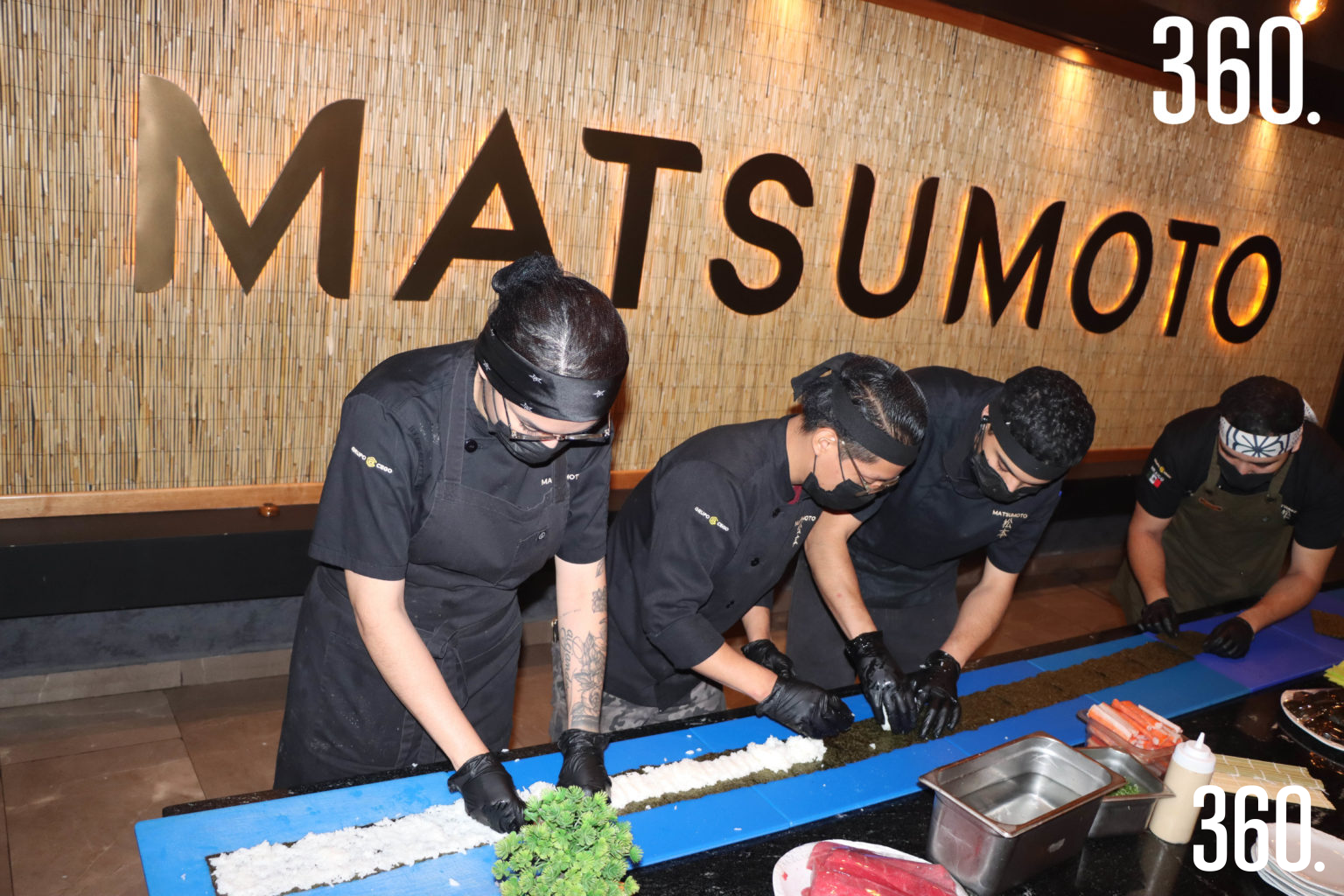 $!Al equipo de Matsumoto le tomó 30 minutos terminar el rollo.