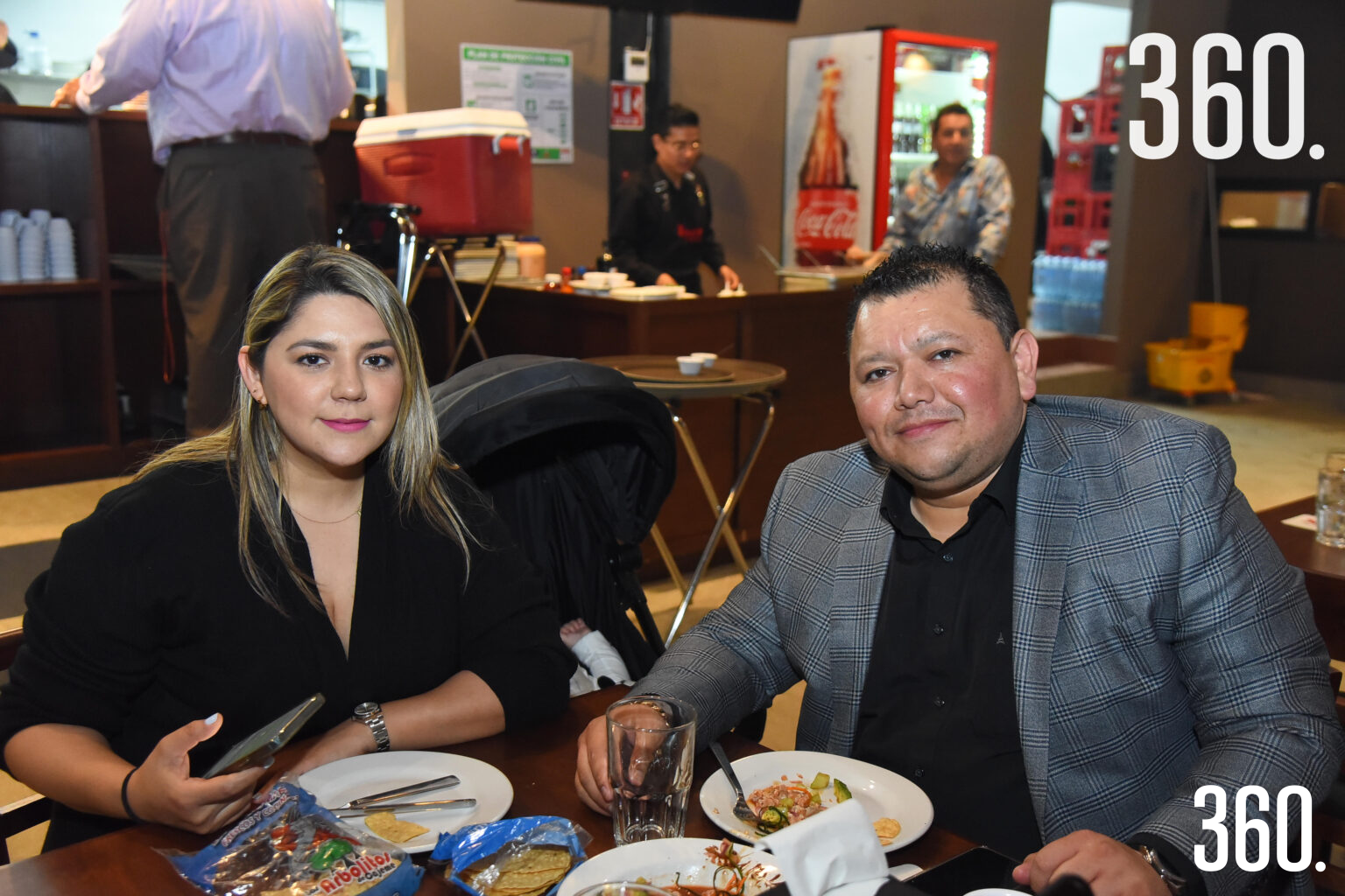 $!Paty Castro y Diego Cota.