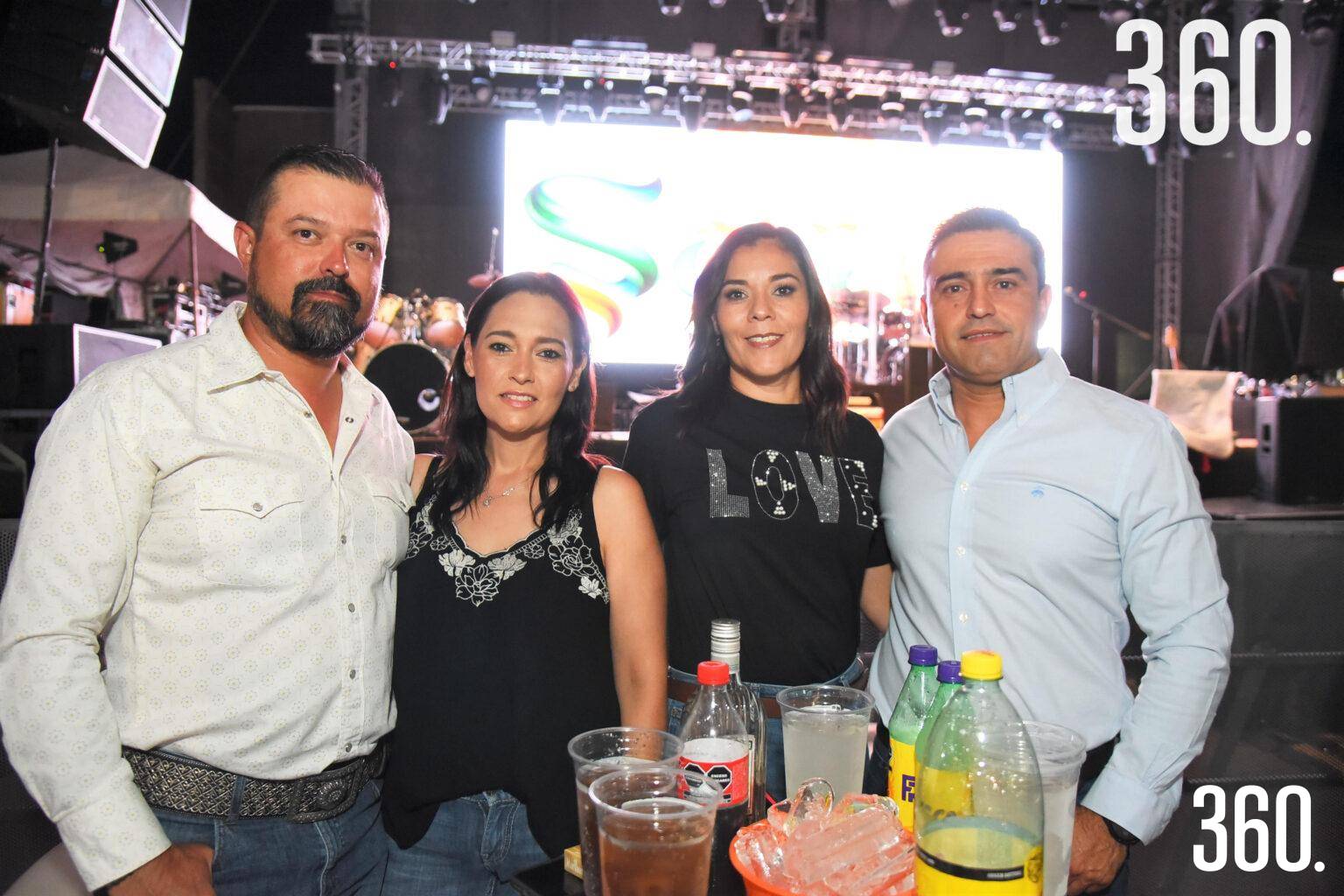 $!Daniel Flores, Melisa Zamora, Diabileth Abramo y Ruben Aguirre.
