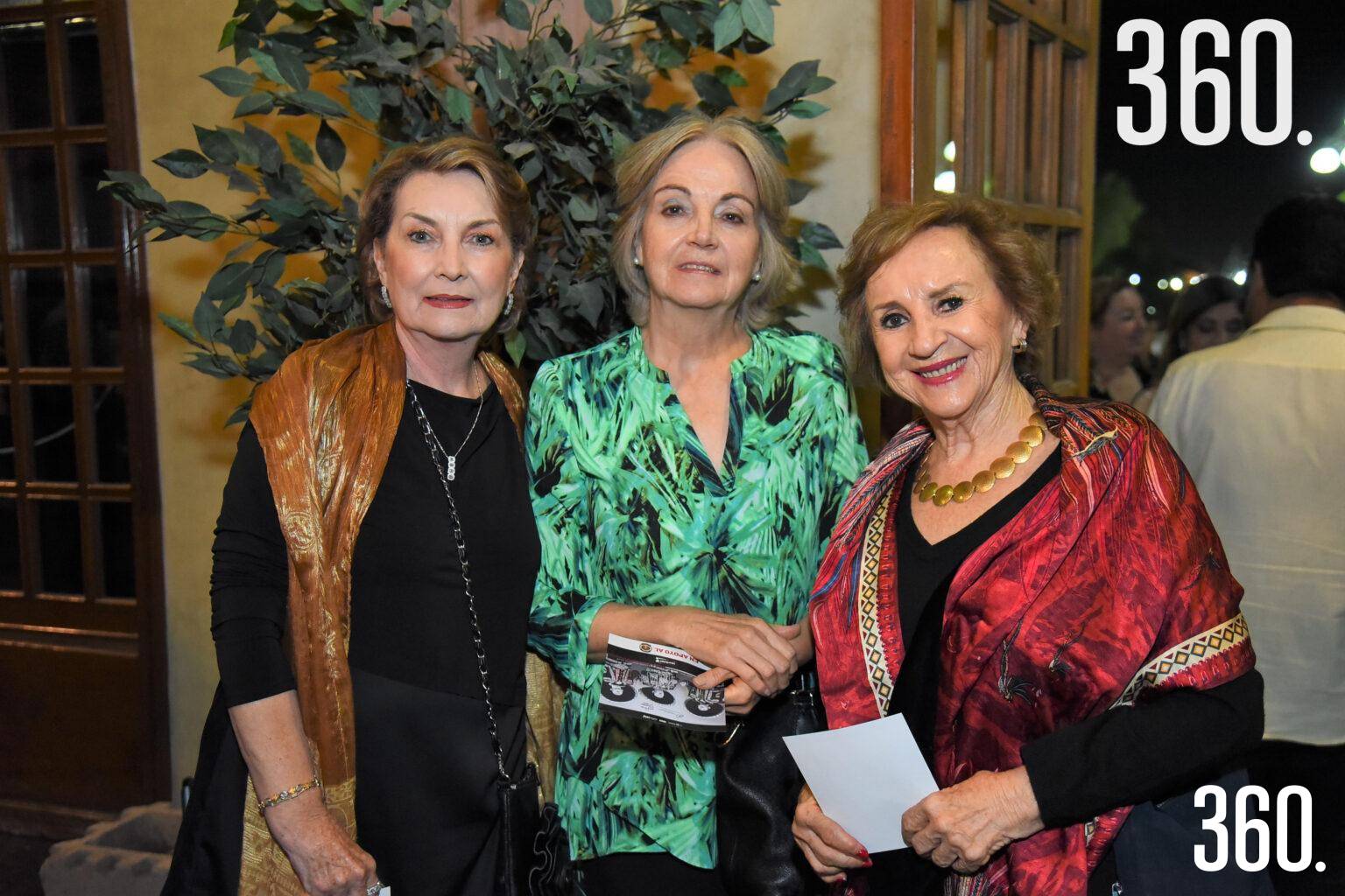 $!Leticia de Robles, Katy Sermeño y Matzi Valero.