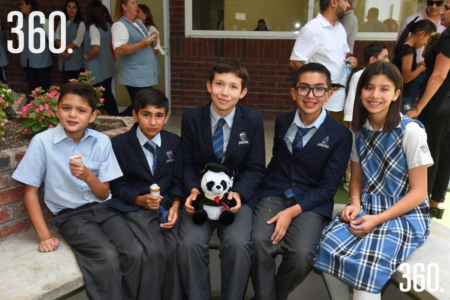 $!Esteban Alvarado, Roberto García, Alejandro Baena, Leonardo Barahona y Samantha Torres.