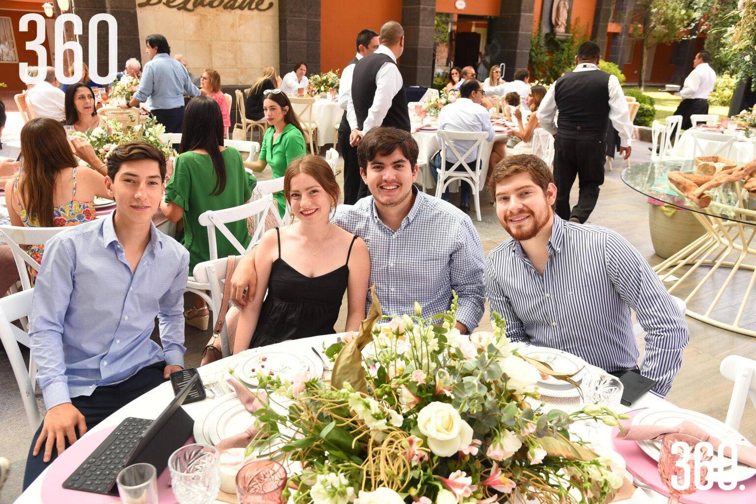 $!Mauricio Martínez, María Paula Saldaña, Enrique González y Rogelio Saldaña.
