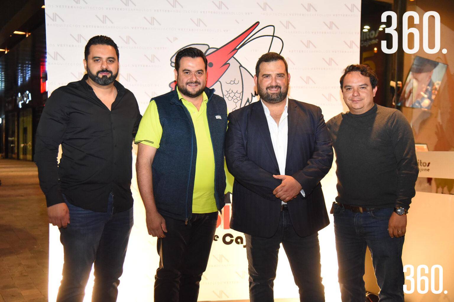 $!Ricardo Espeleta, Jorge Ancer, Hugo Lozano y Arturo Treviño.