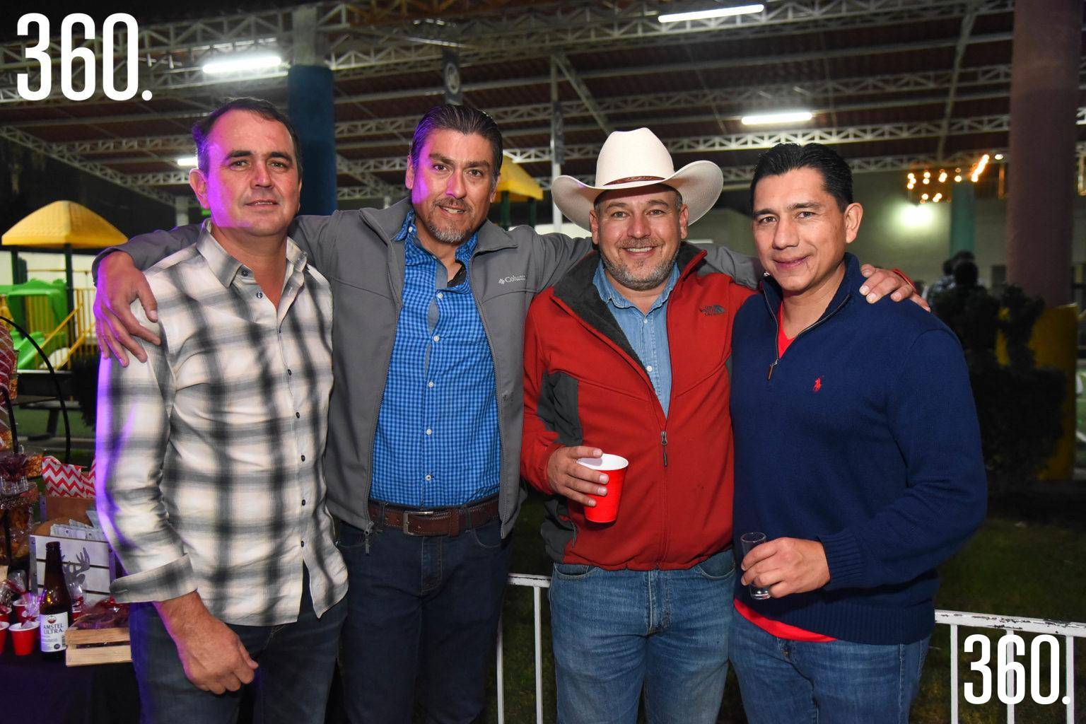 $!Eduardo Recio, Mario Cortez, Ricardo Estrada y Daniel Medina.
