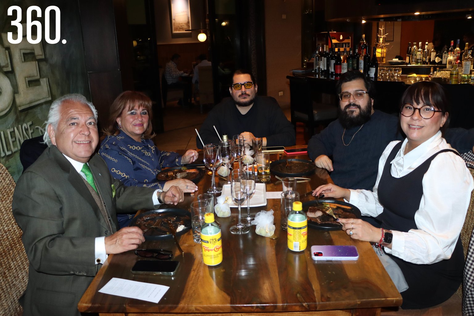 $!José Vega, Tere Vega, Pepe Vega, Mauricio Vega y Grecia Benavides.
