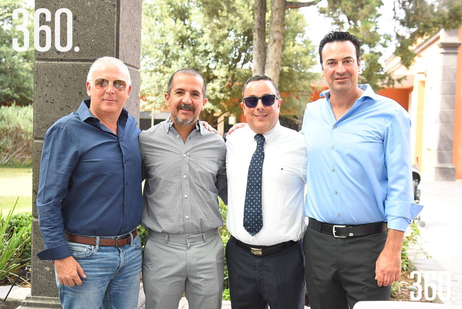 $!Pedro González, Jorge del Bosque, Guillermo Aguirre y Rodolfo Aguirre.