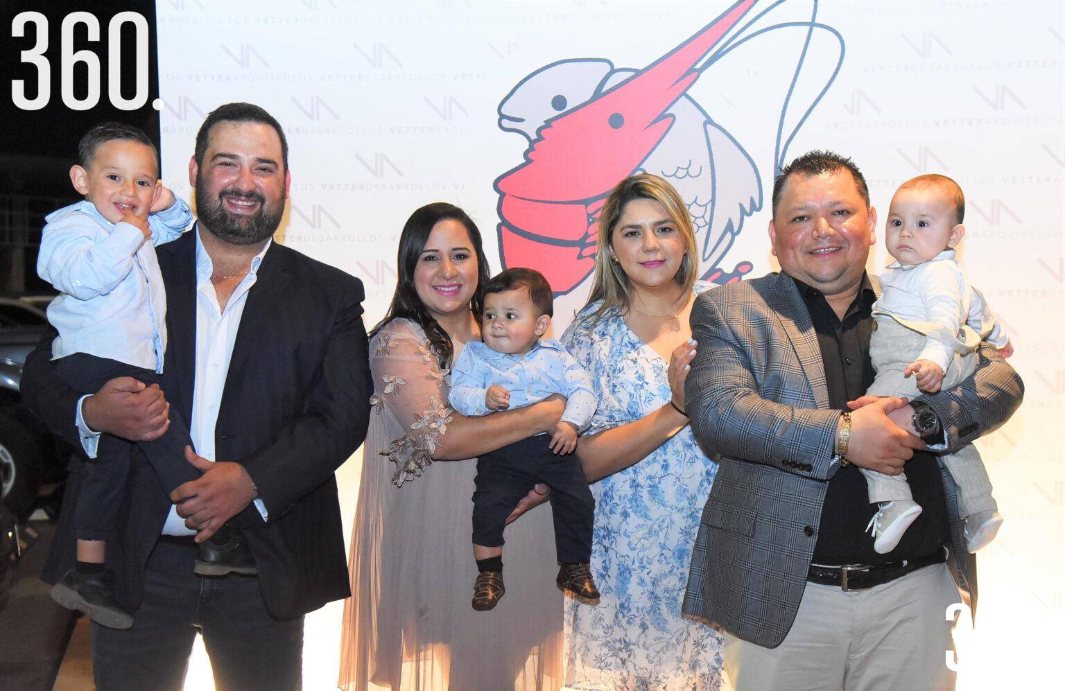 $!Hugo Lozano Salazar, Hugo Lozano, Alma Salazar, Marcelo Lozano Salazar, Paty Castro, Diego y Juan Diego Cota.