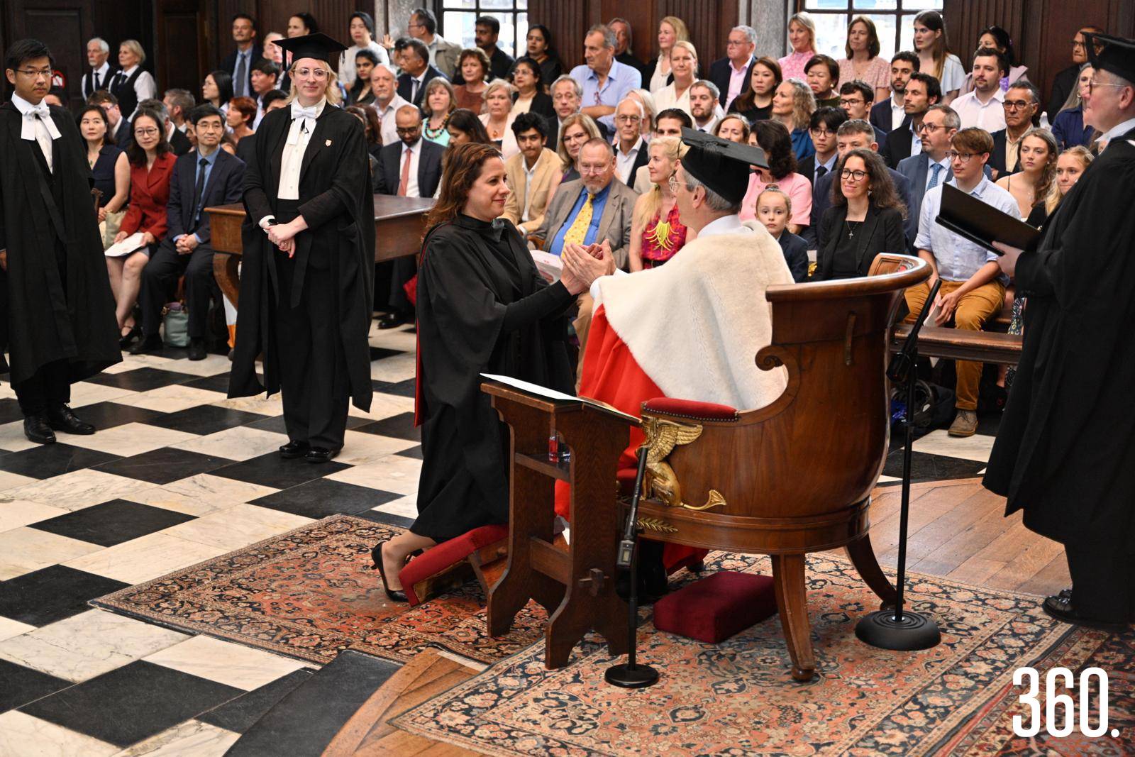 $!Acto de declaración del grado de doctorado en la Senate House, Universidad de Cambridge, Inglaterra, 26 de julio de 2025.