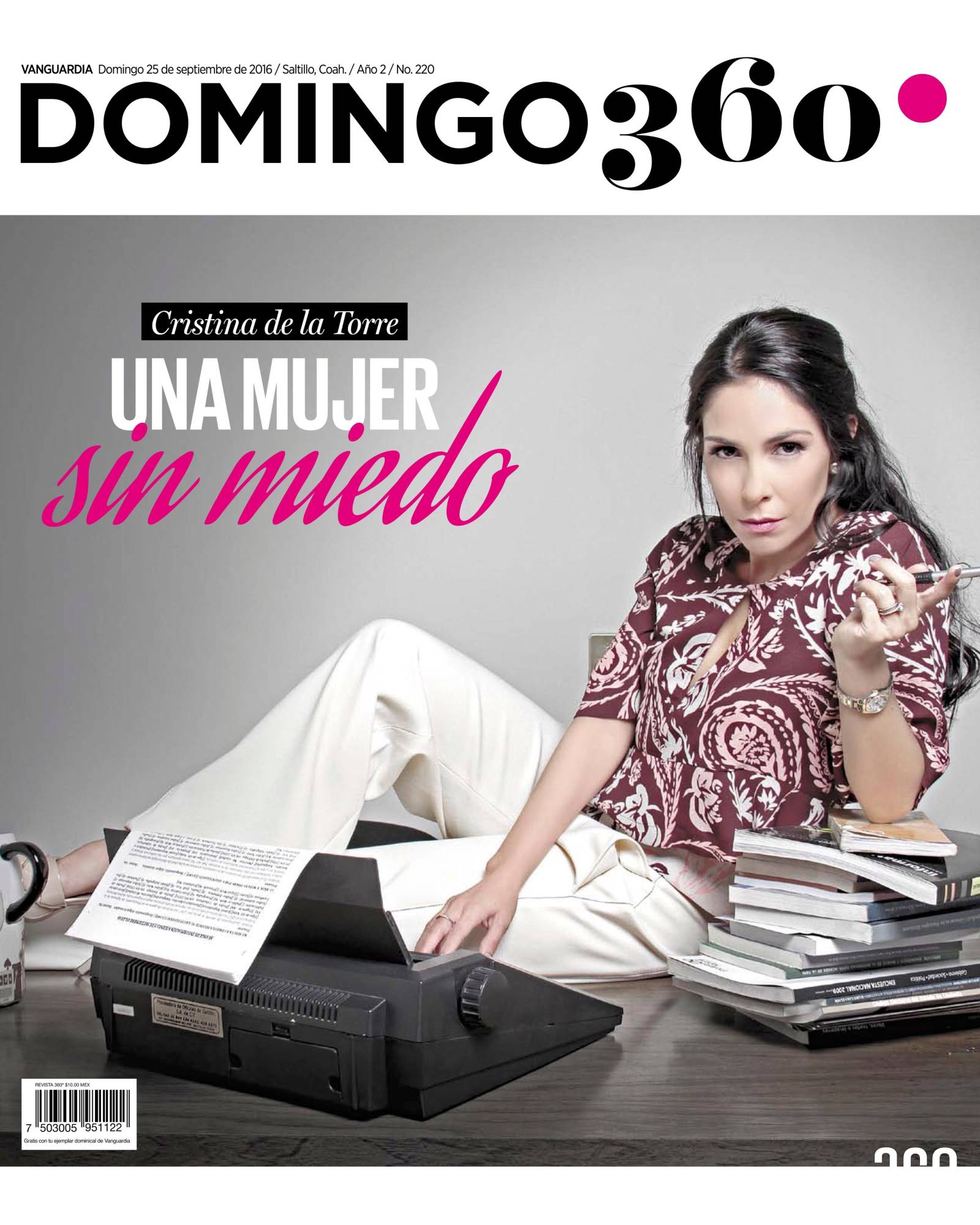 $!SEPTIEMBRE: Domingo 25 de septiembre - Especial de Cristina de la Torre